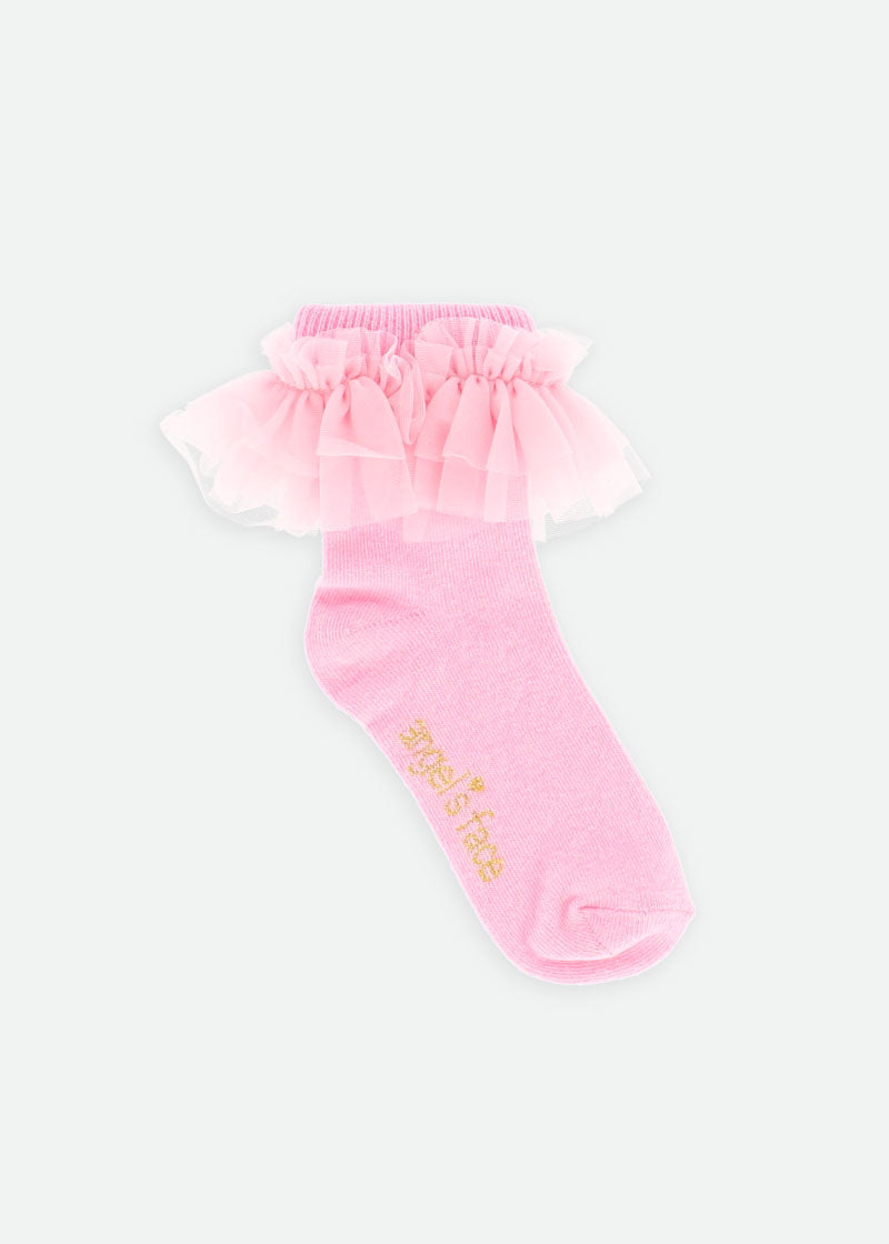Baby Girls Ruffle Trim Ankle Socks – Petit Foot