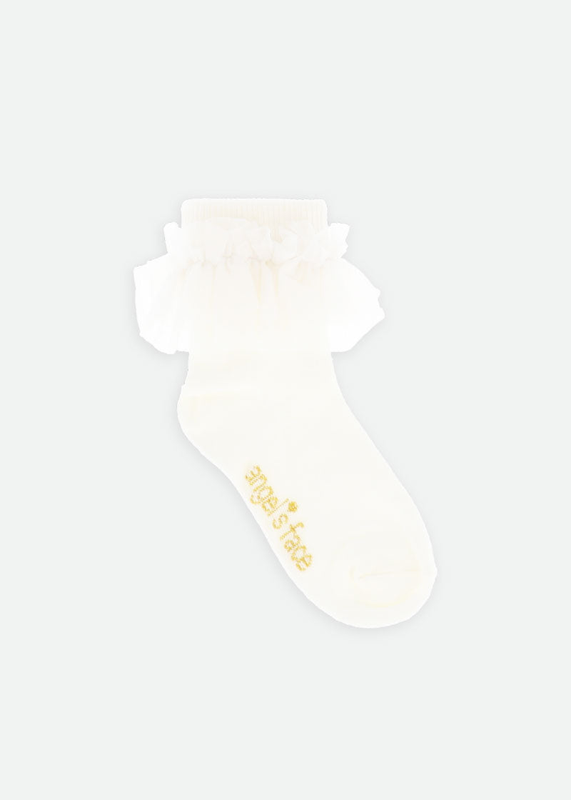 Frilly Socks Snowdrop