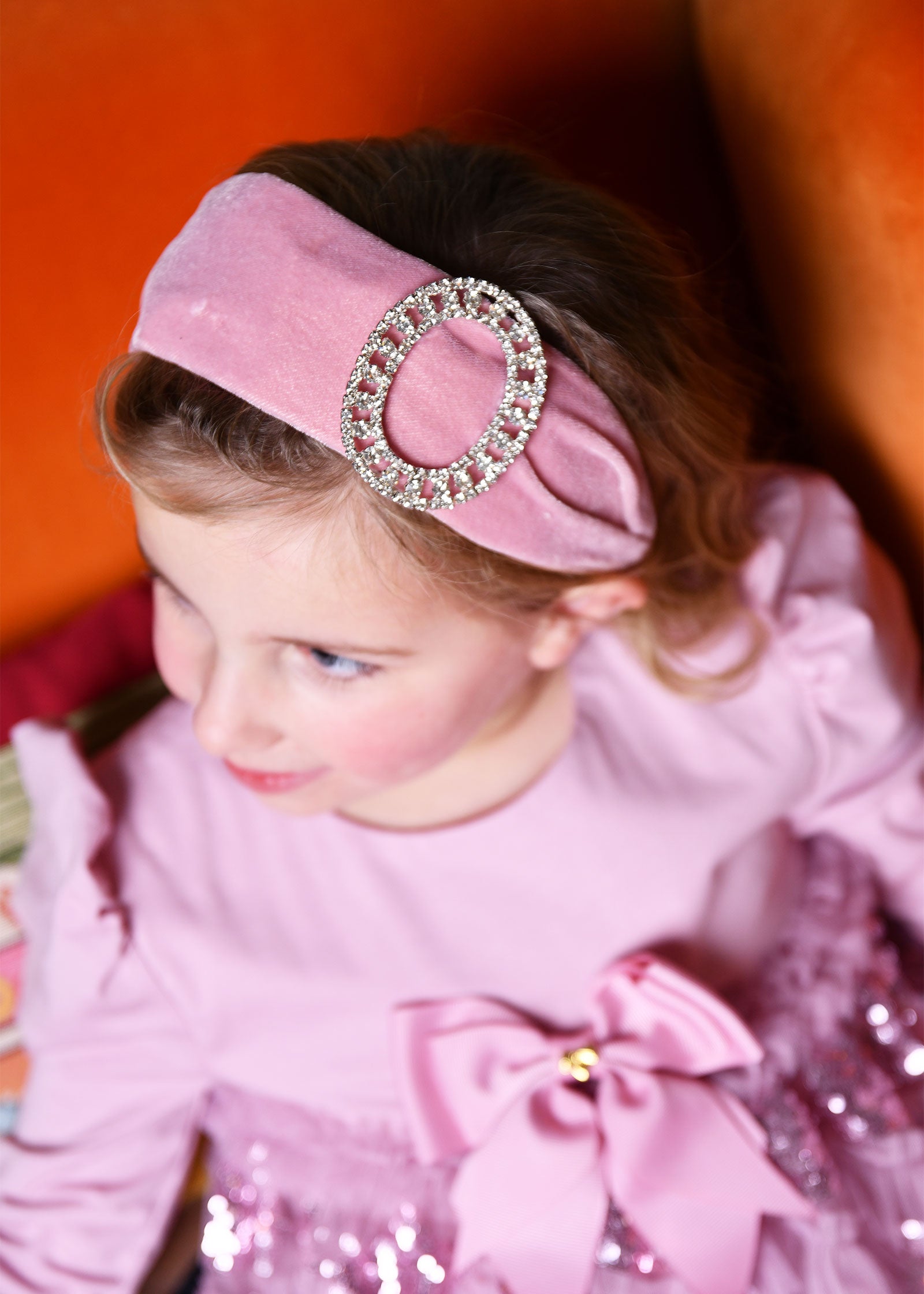 Gail Headband Tea Rose