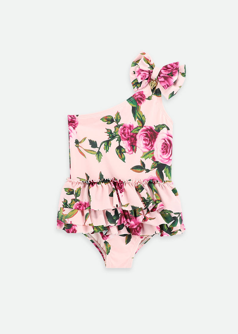 Galina Swimsuit Roses Pink