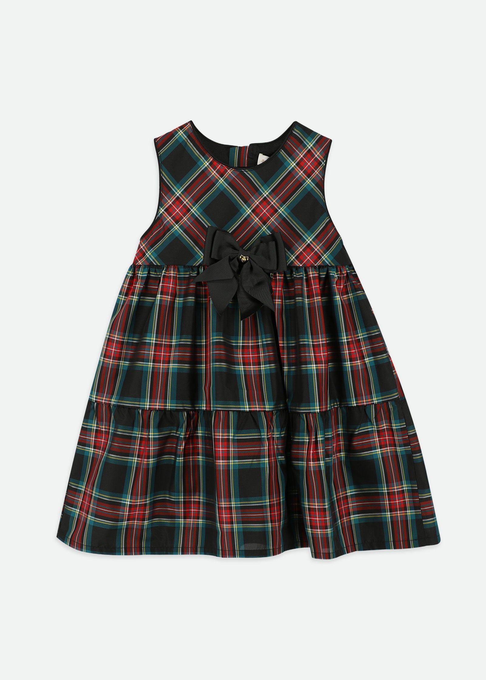 Georgie Tartan Dress Black