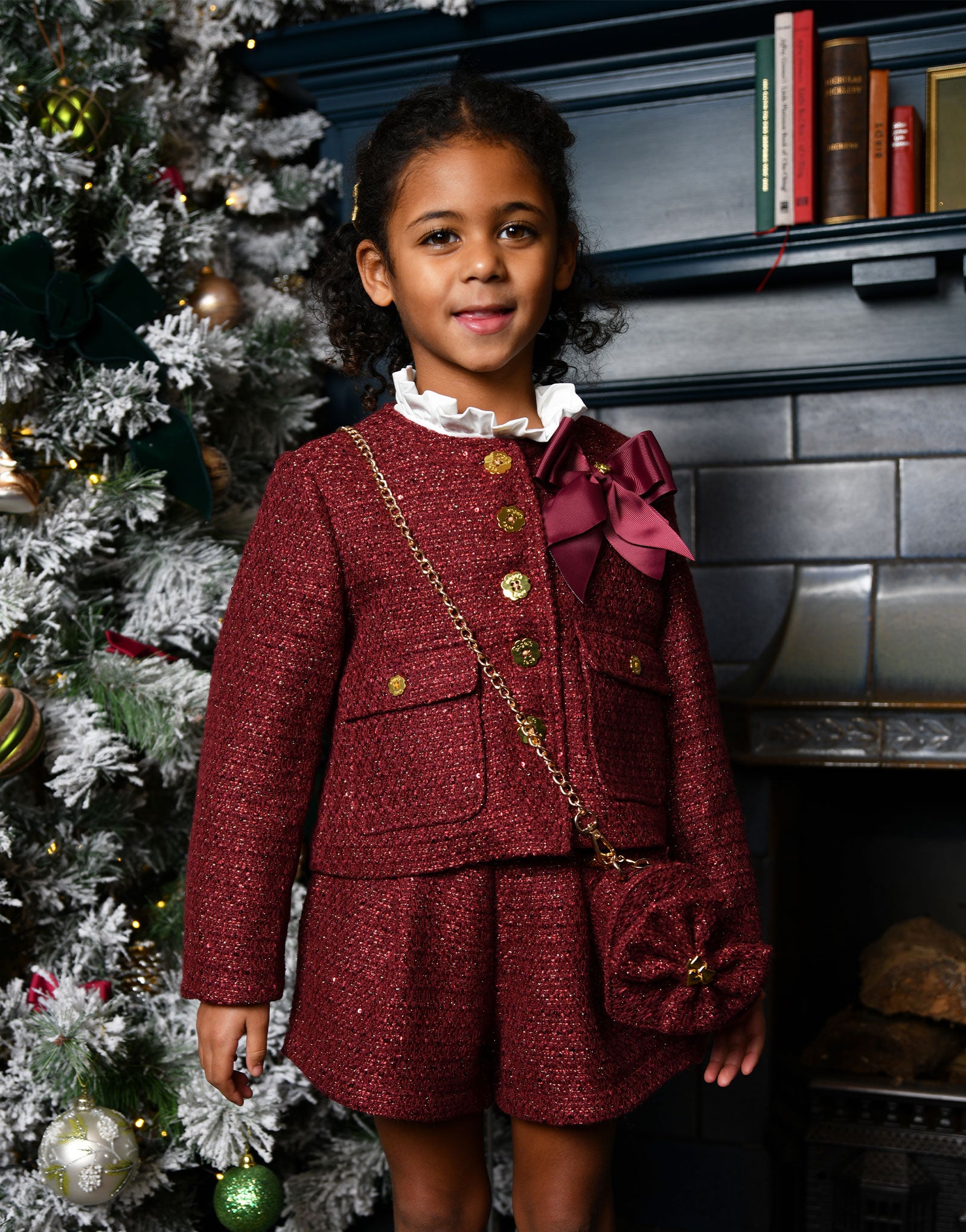 Gianna Tweed Jacket Port
