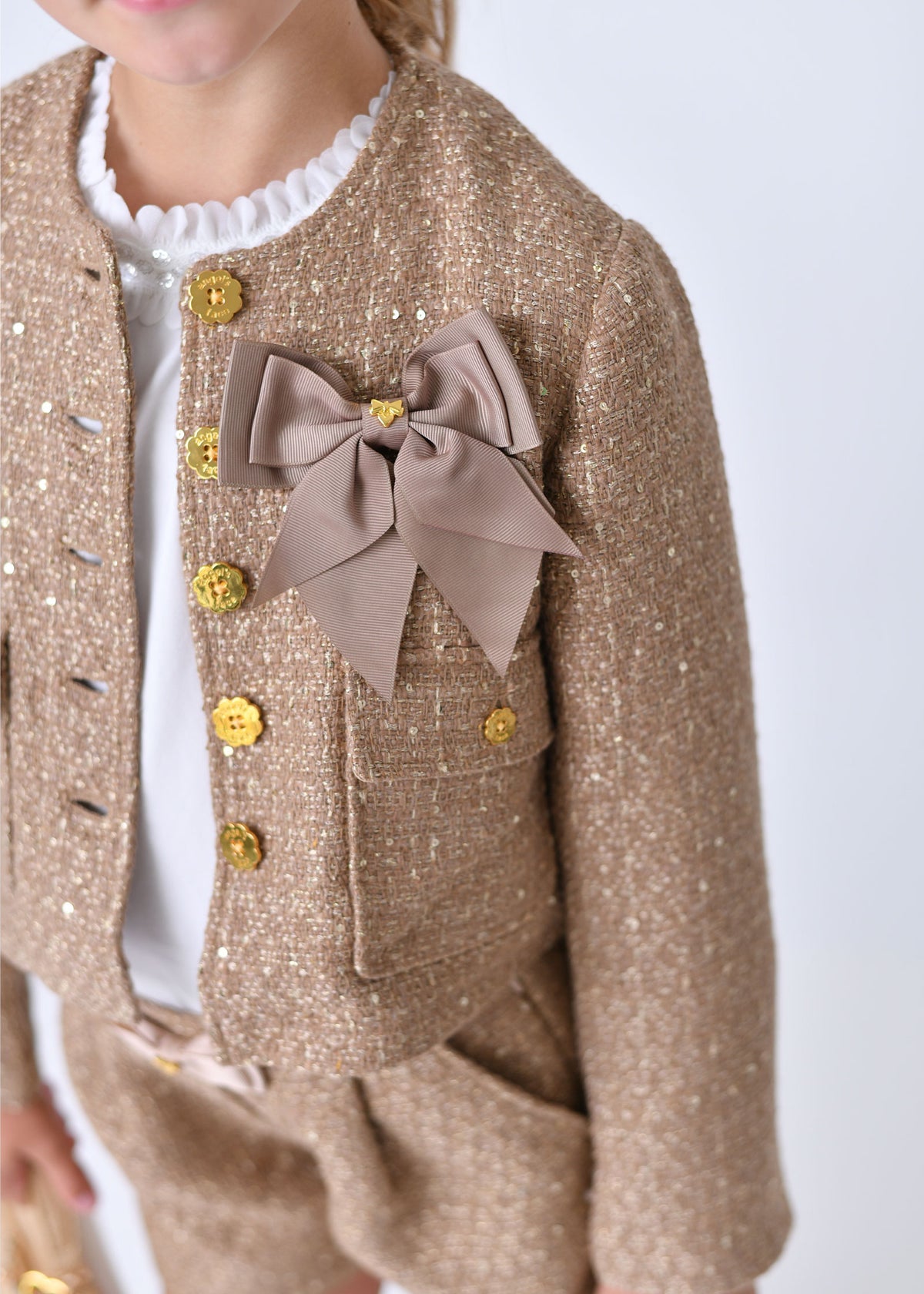 Gianna Tweed Jacket Toffee