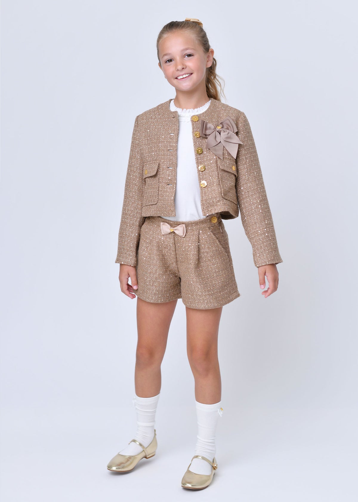 Gianna Tweed Jacket Toffee
