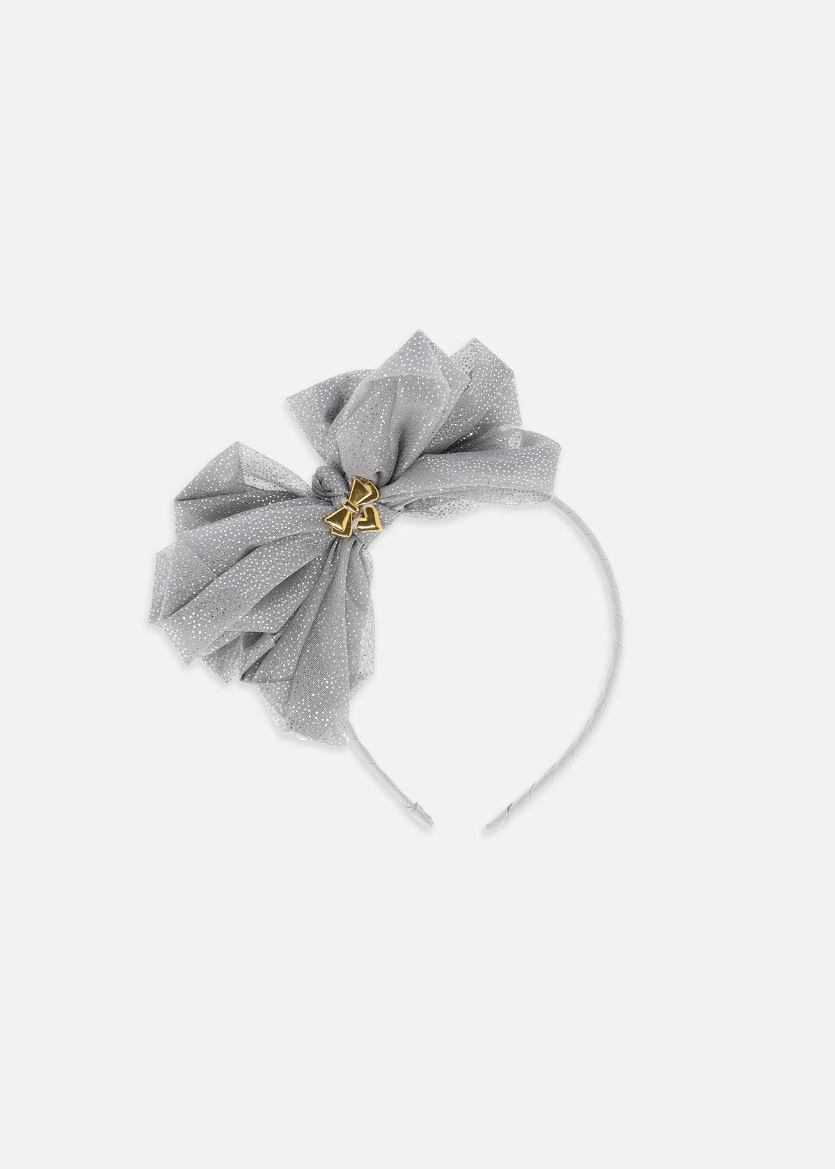 Gladys Sparkle Headband Grey