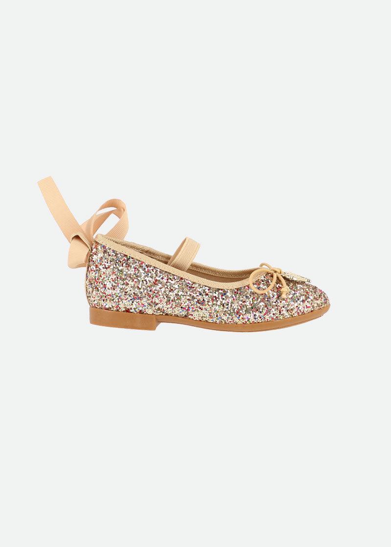 Glitterati Toddler Pumps Gold