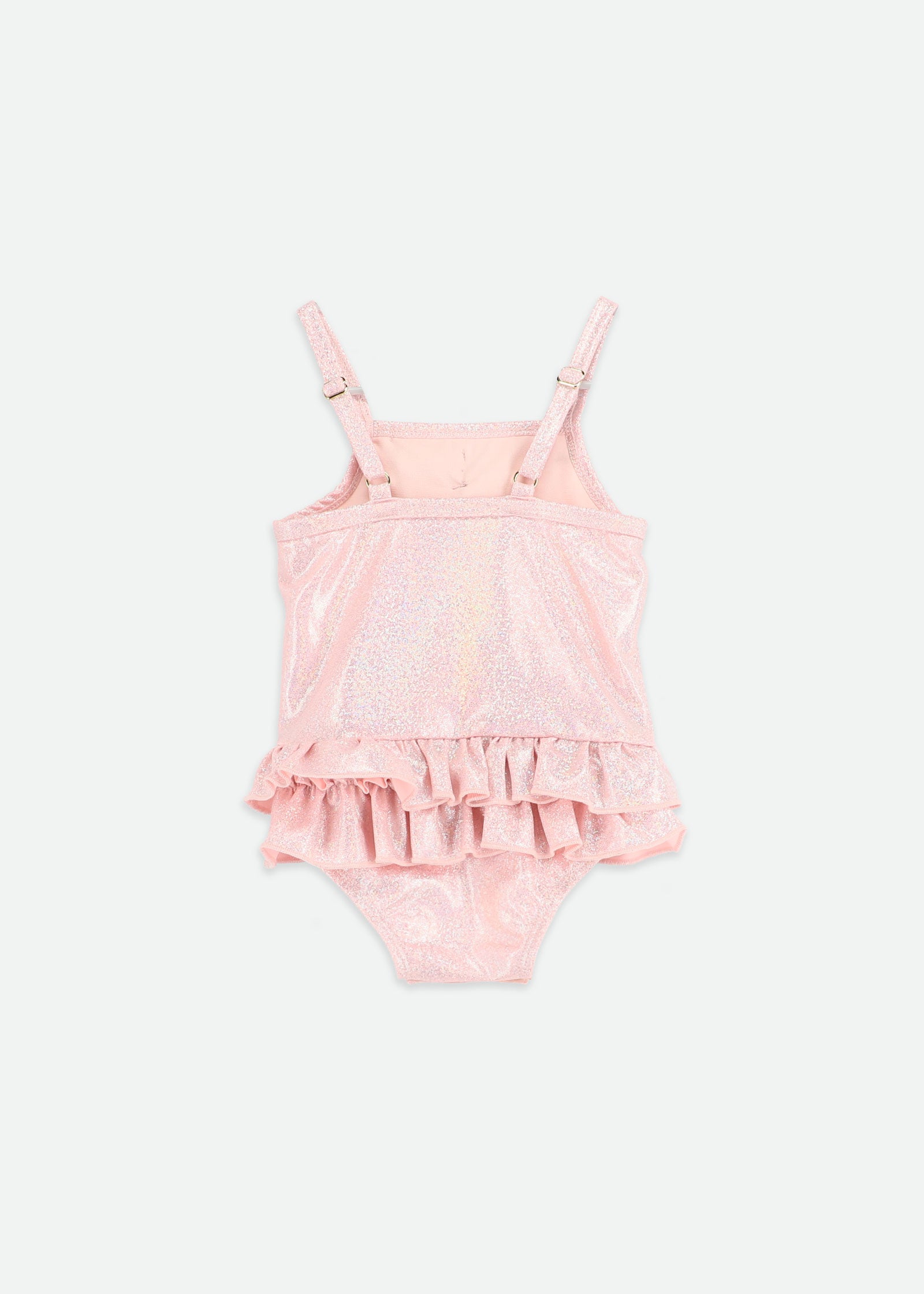 Guppie Baby Swimsuit Pink Sparkle