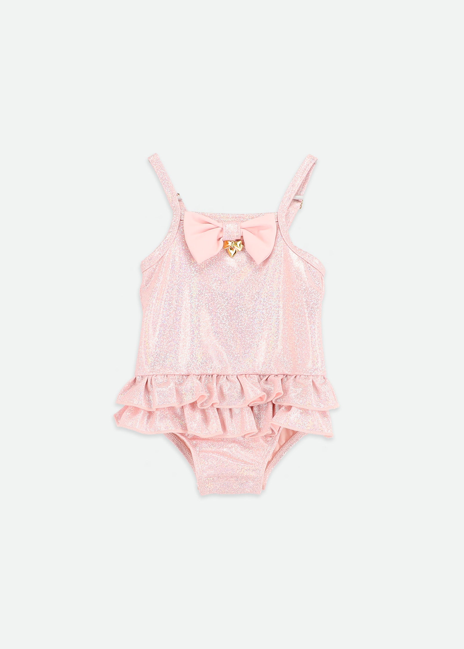 Guppie Baby Swimsuit Pink Sparkle