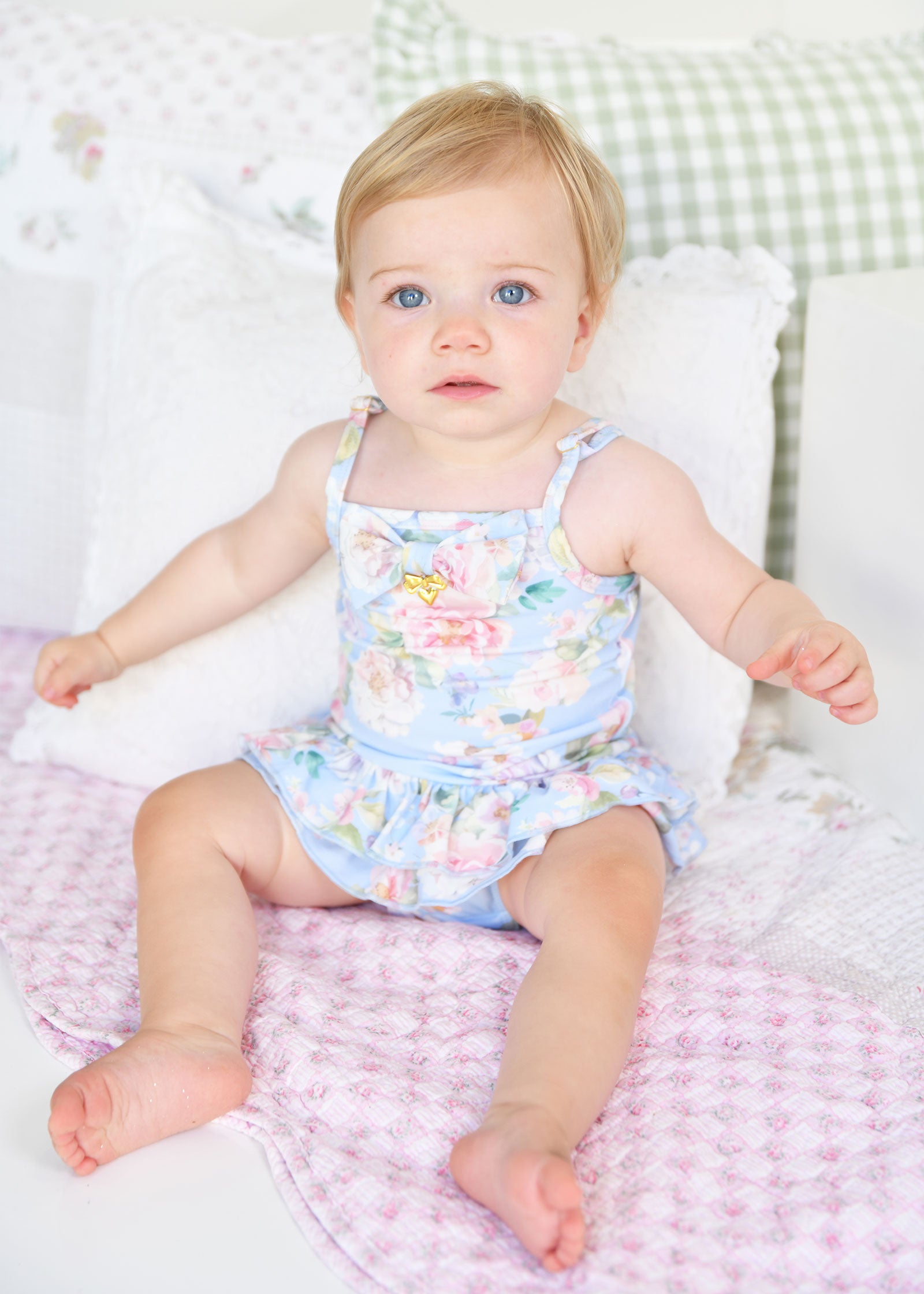 Guppie Baby Swimsuit Pretty Blue