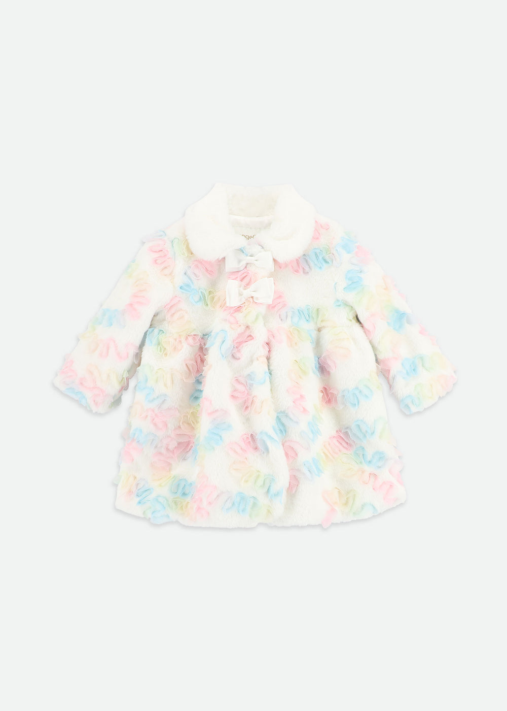 Harmony Baby Fur Pastel Coat Snowdrop