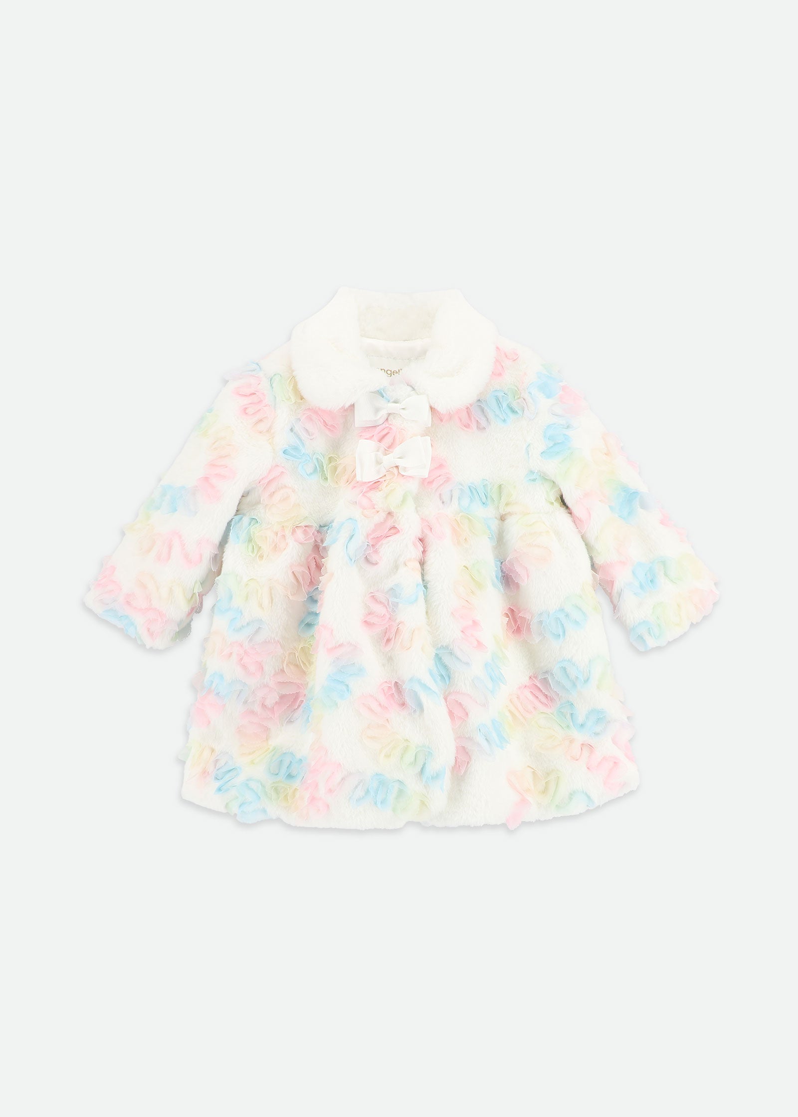 Harmony Baby Fur Pastel Coat Snowdrop