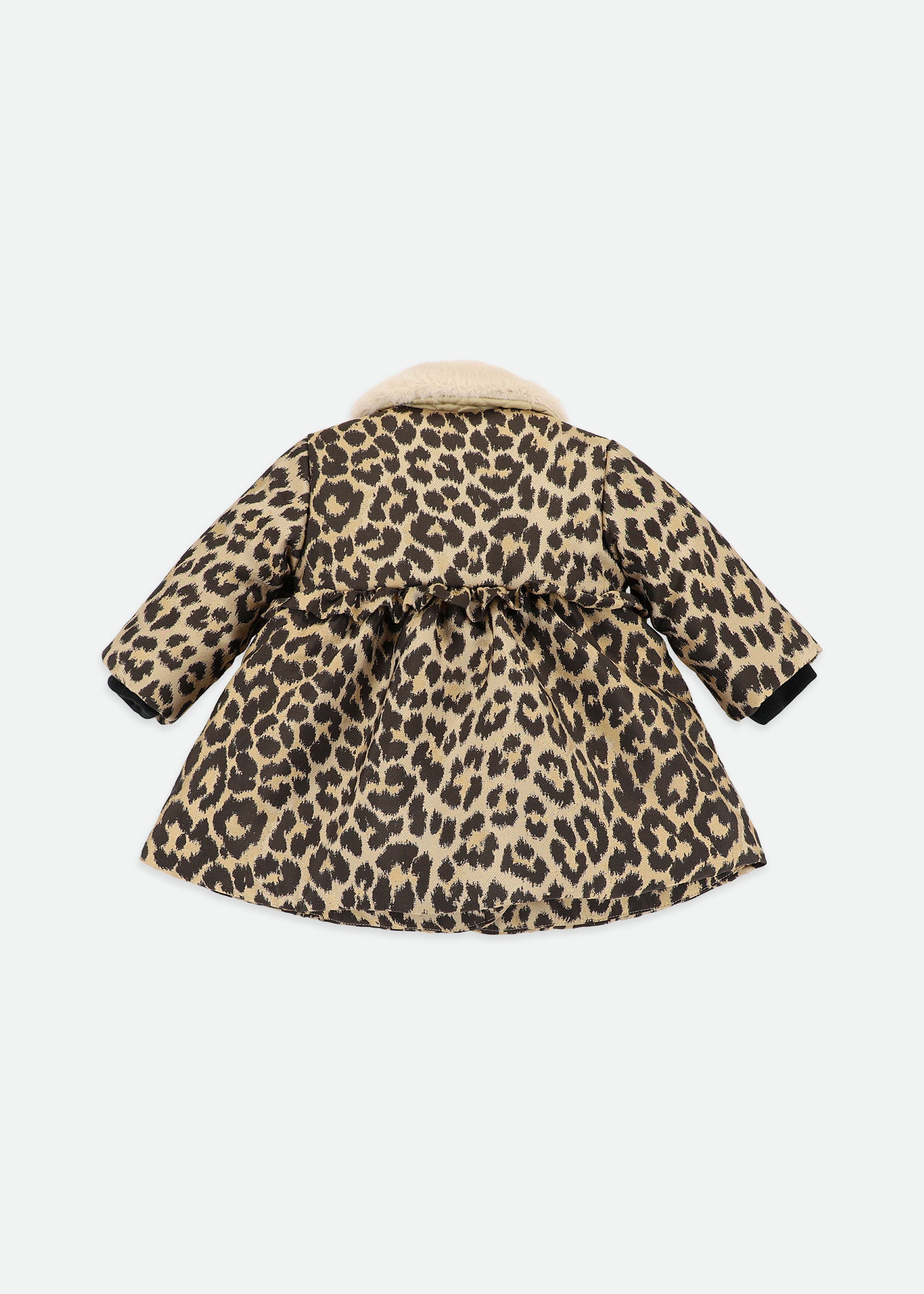 Harmony Baby Coat Black Leopard