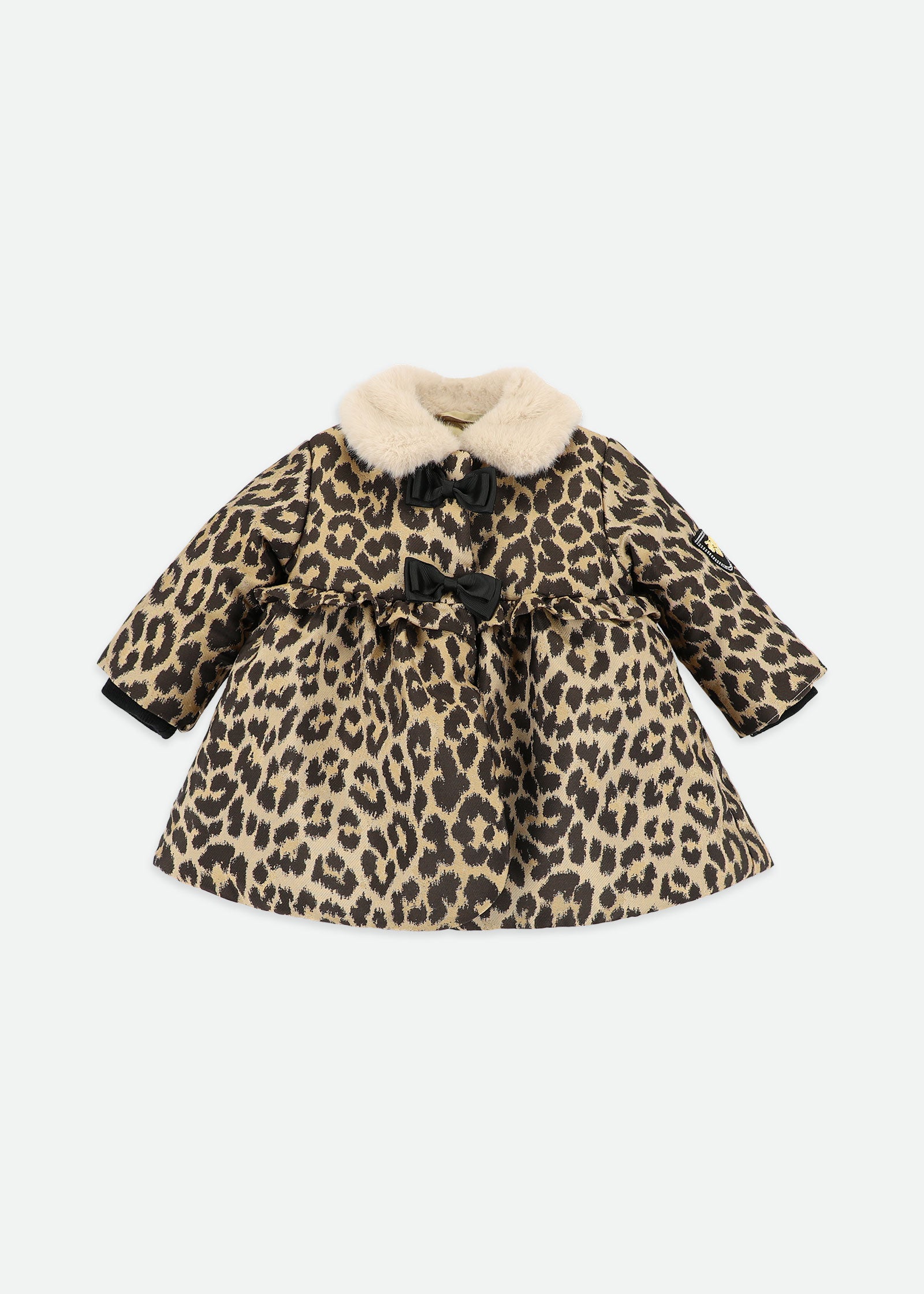 Harmony Baby Coat Black Leopard