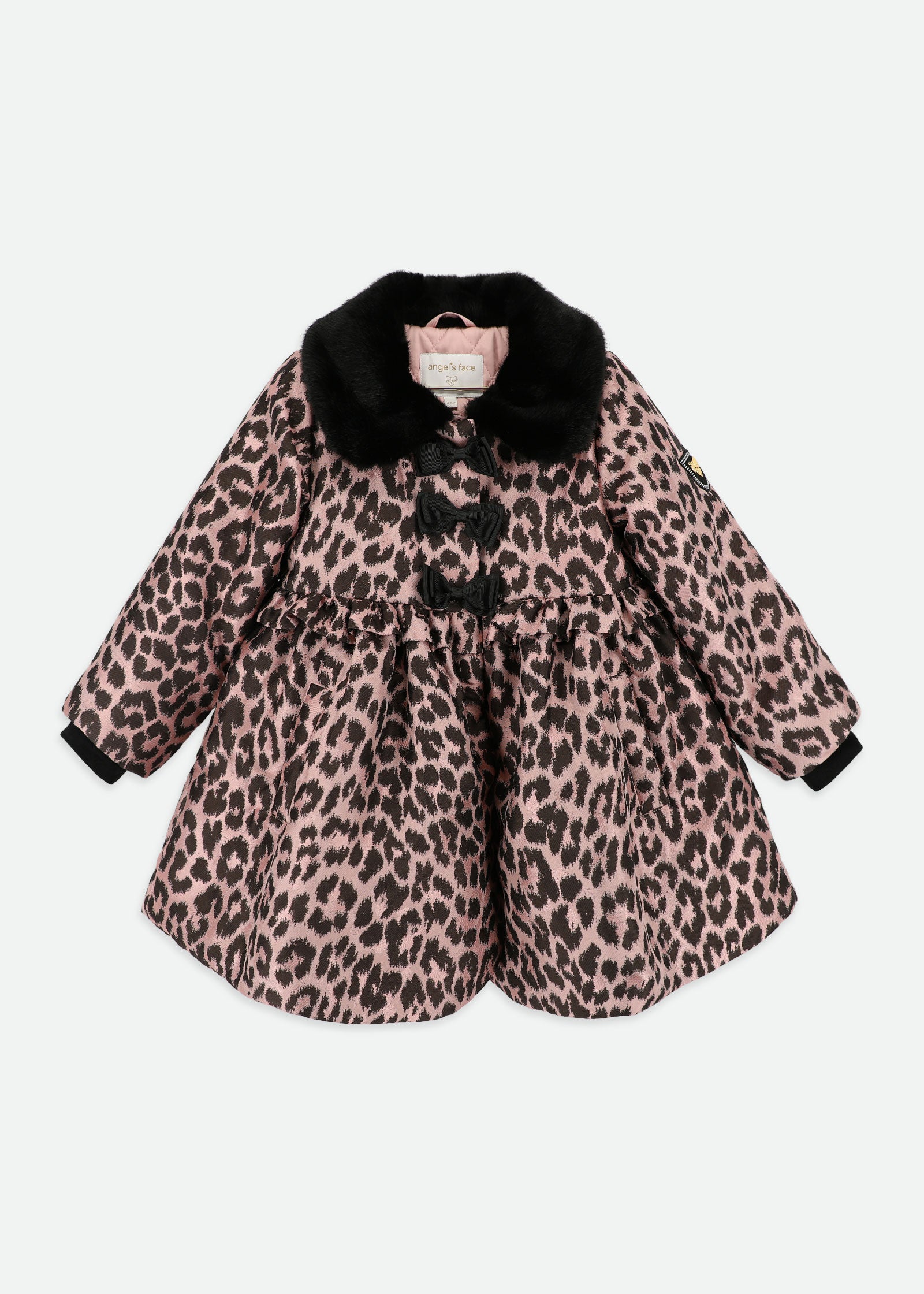 Harmony Leopard Coat Pink
