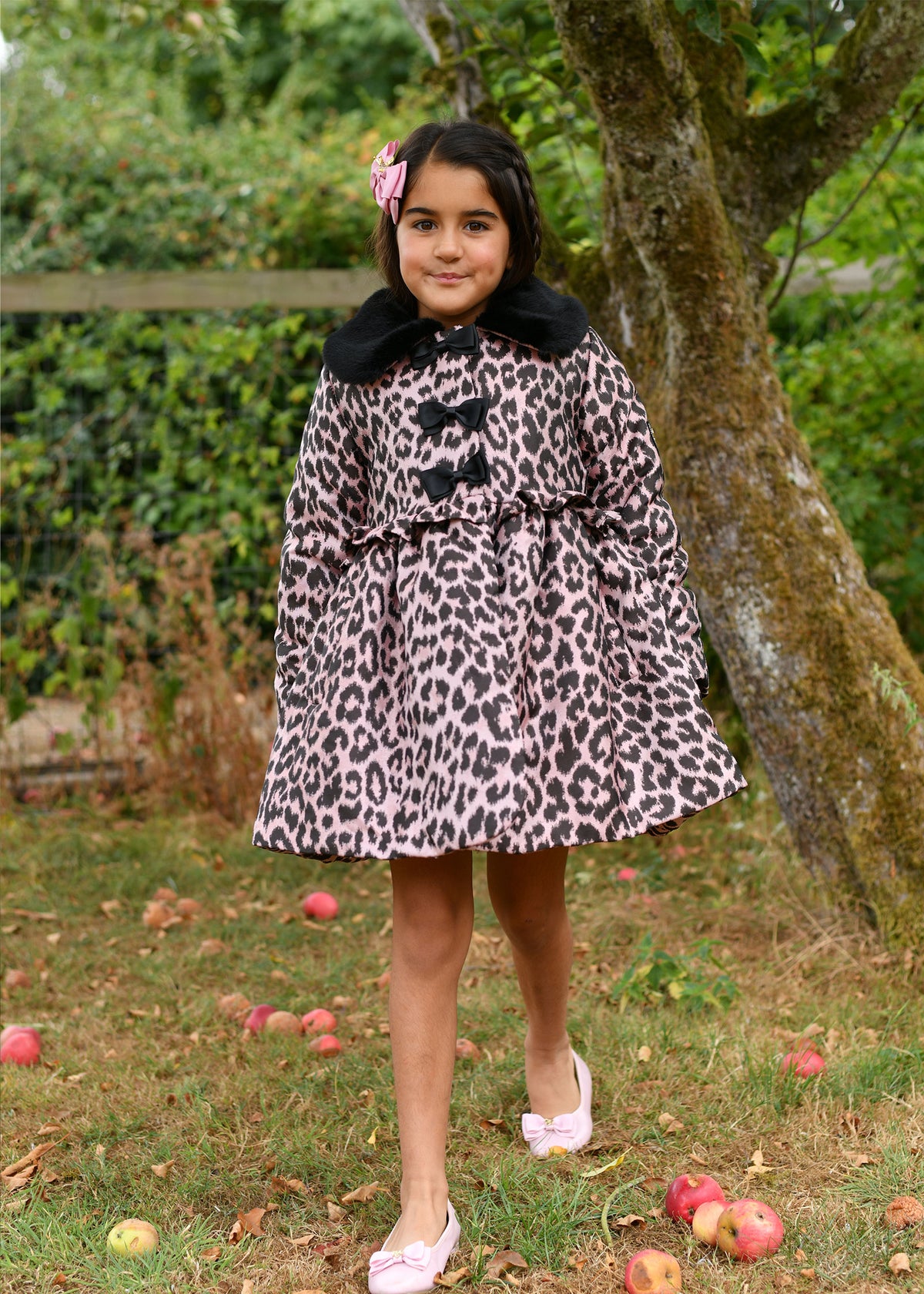 Harmony Leopard Coat Pink