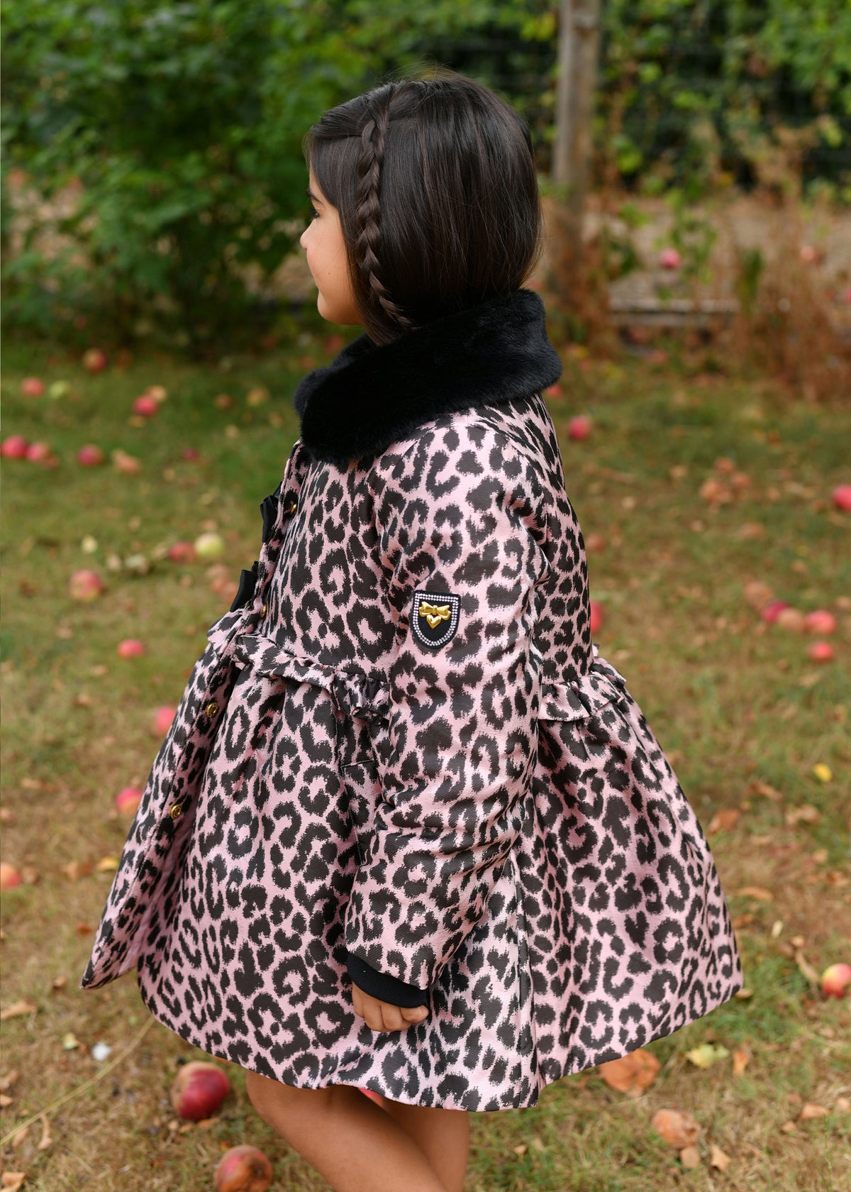Harmony Leopard Coat Pink