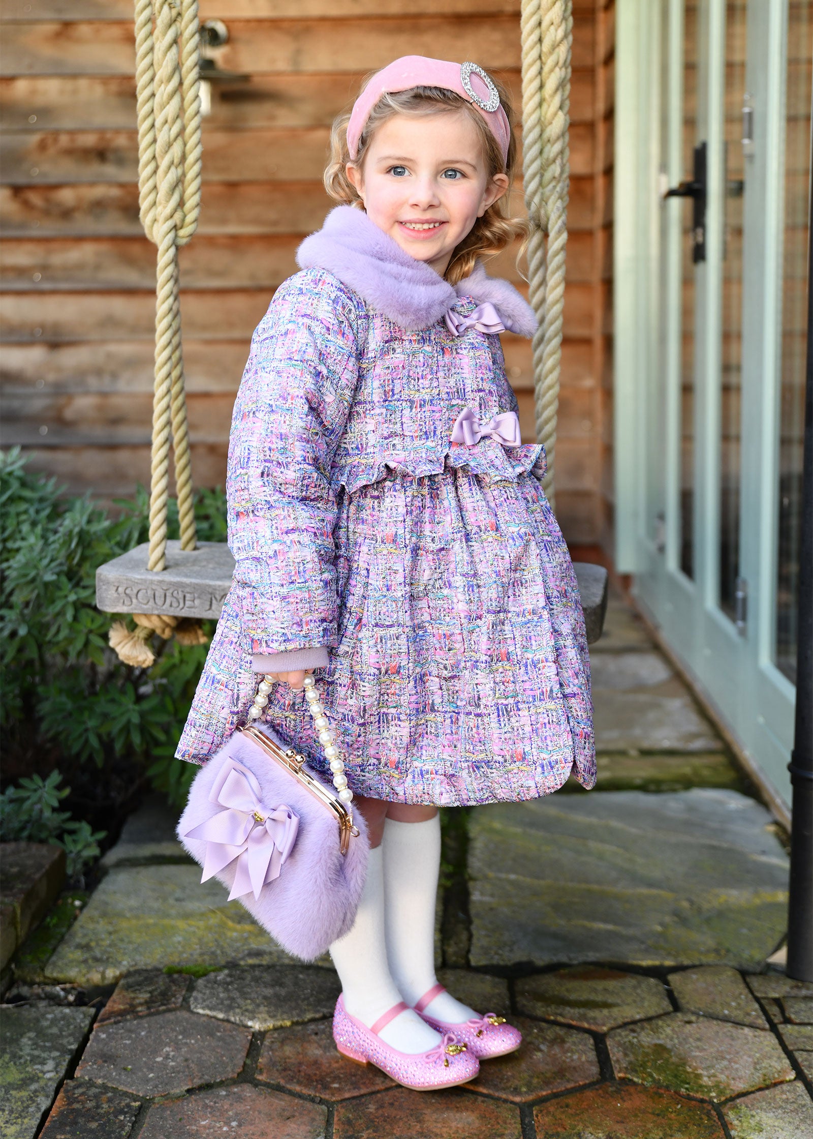 Harmony Coat Purple Mix