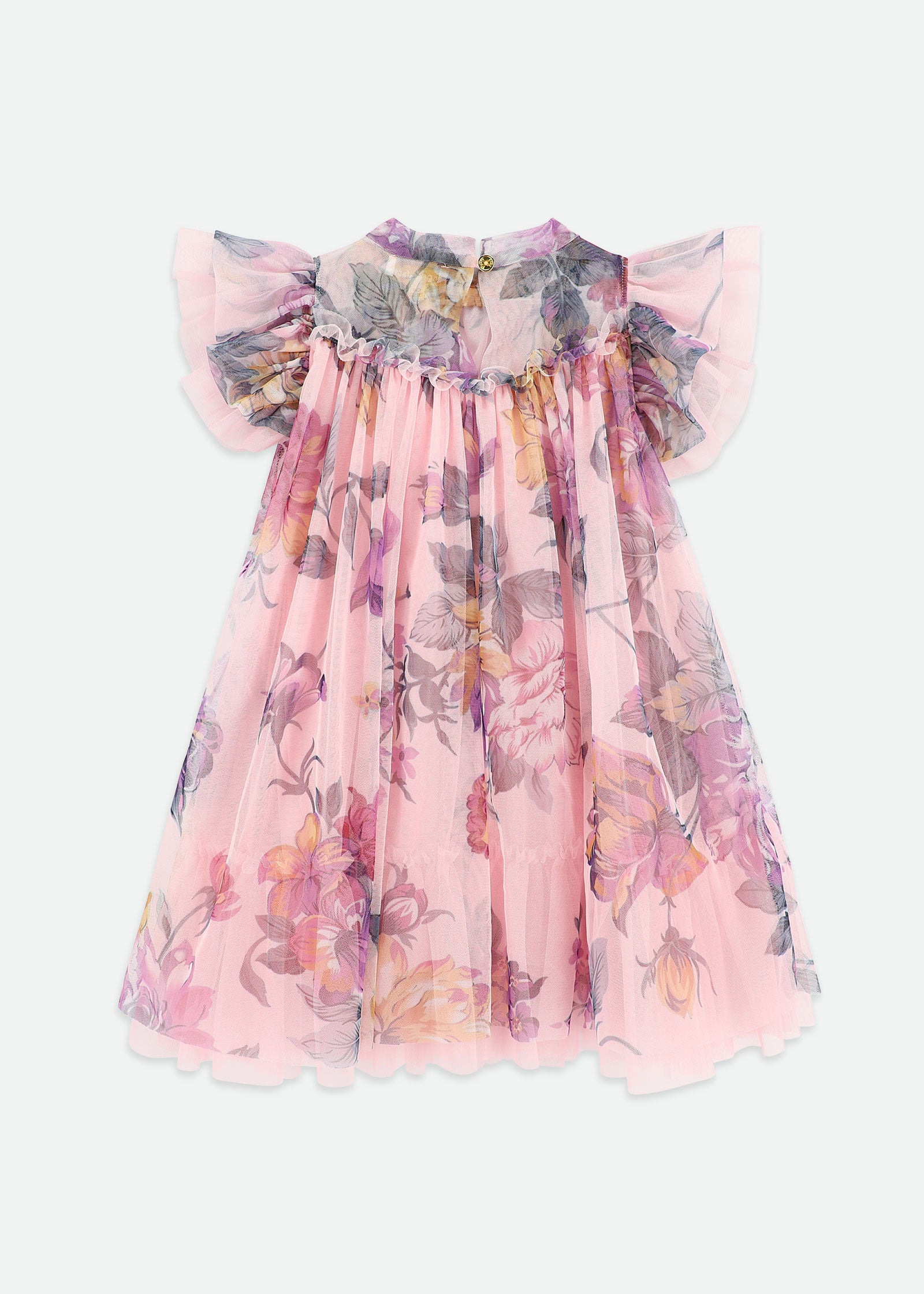 Hettie Floral Dress Fairy Pink