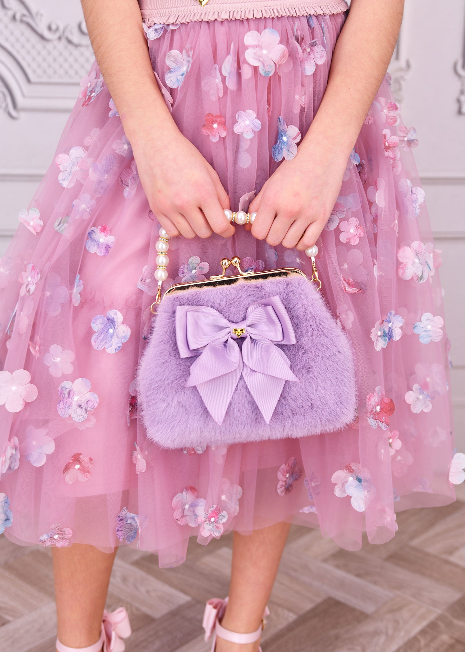 Hope Fur Bag Lilac