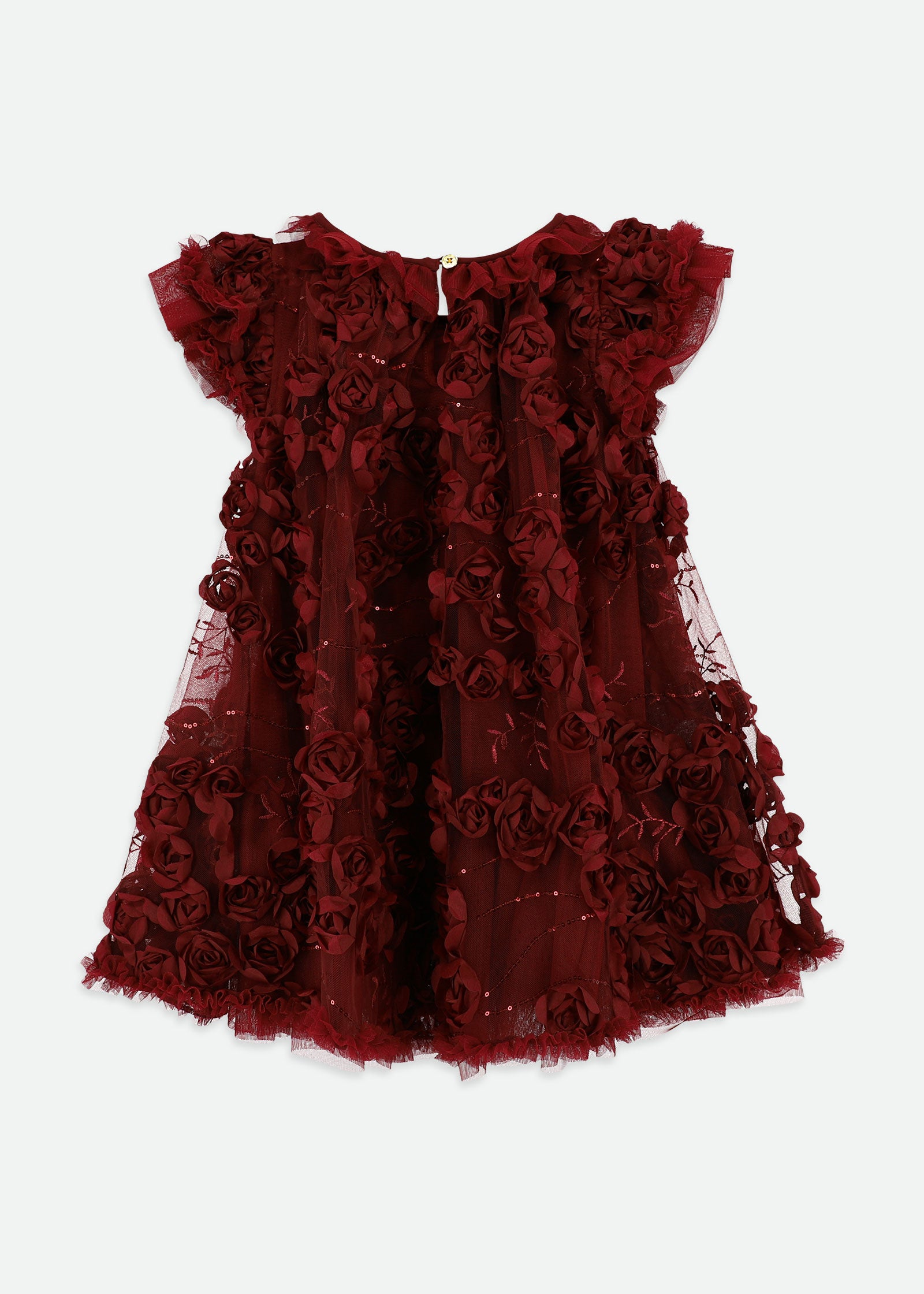 Ivy Sequin And 3D Flower Dress Port