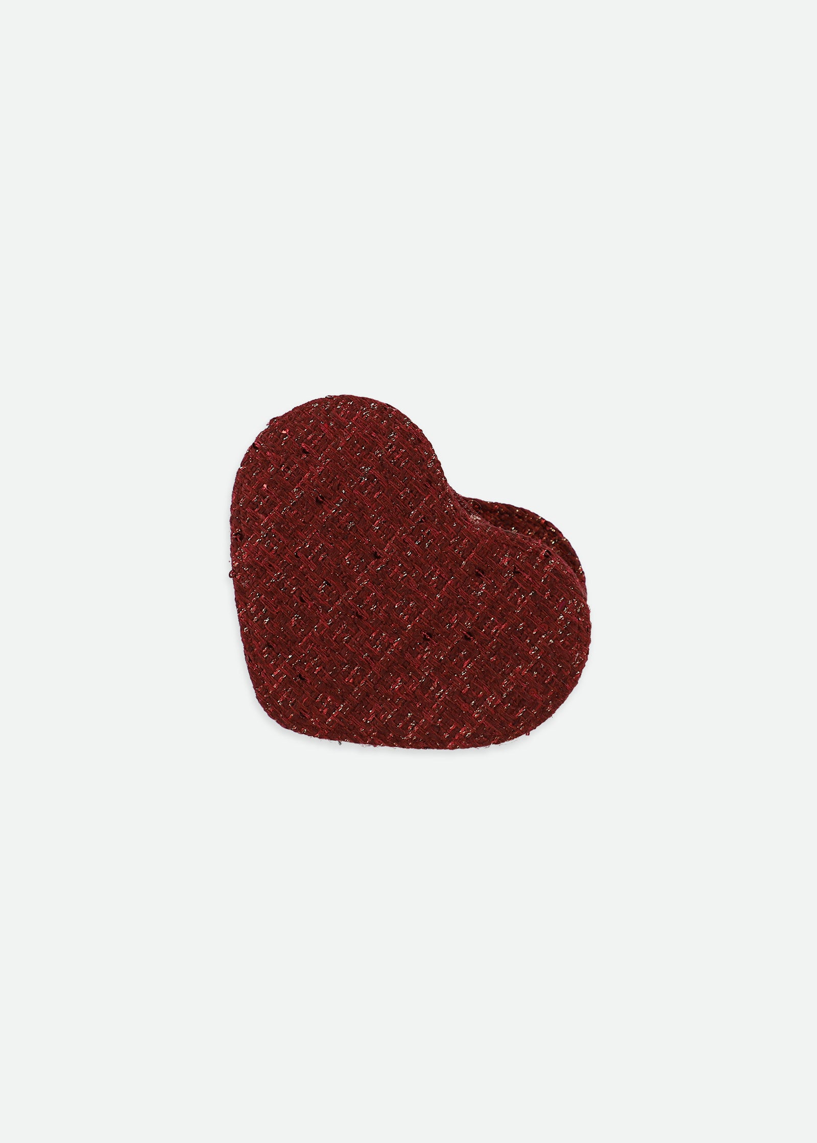 Jade Tweed Heart Handbag Port