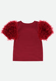 Jena Top Tibetan Red