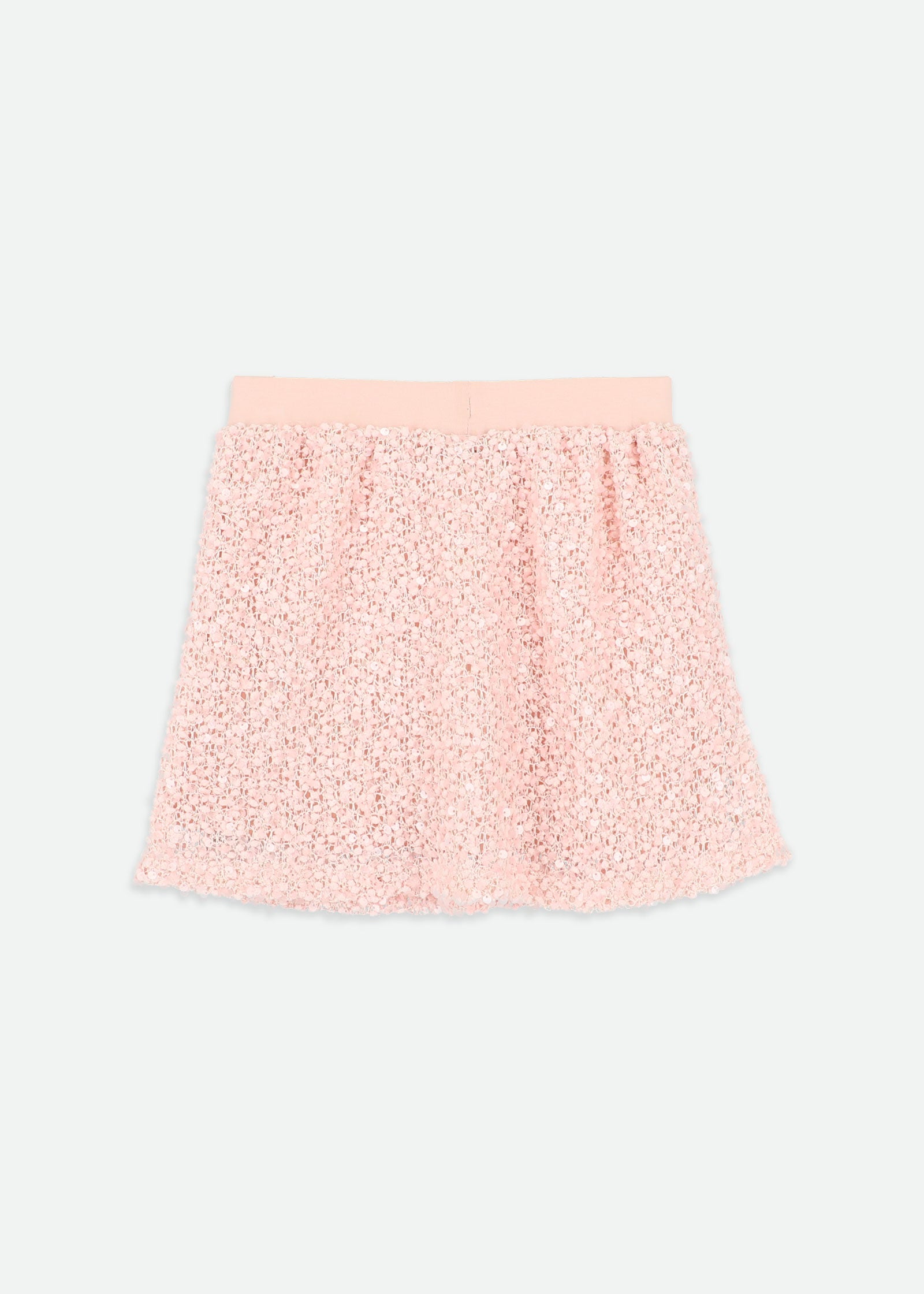 Jennifer Boucle Sequin Skirt Pink