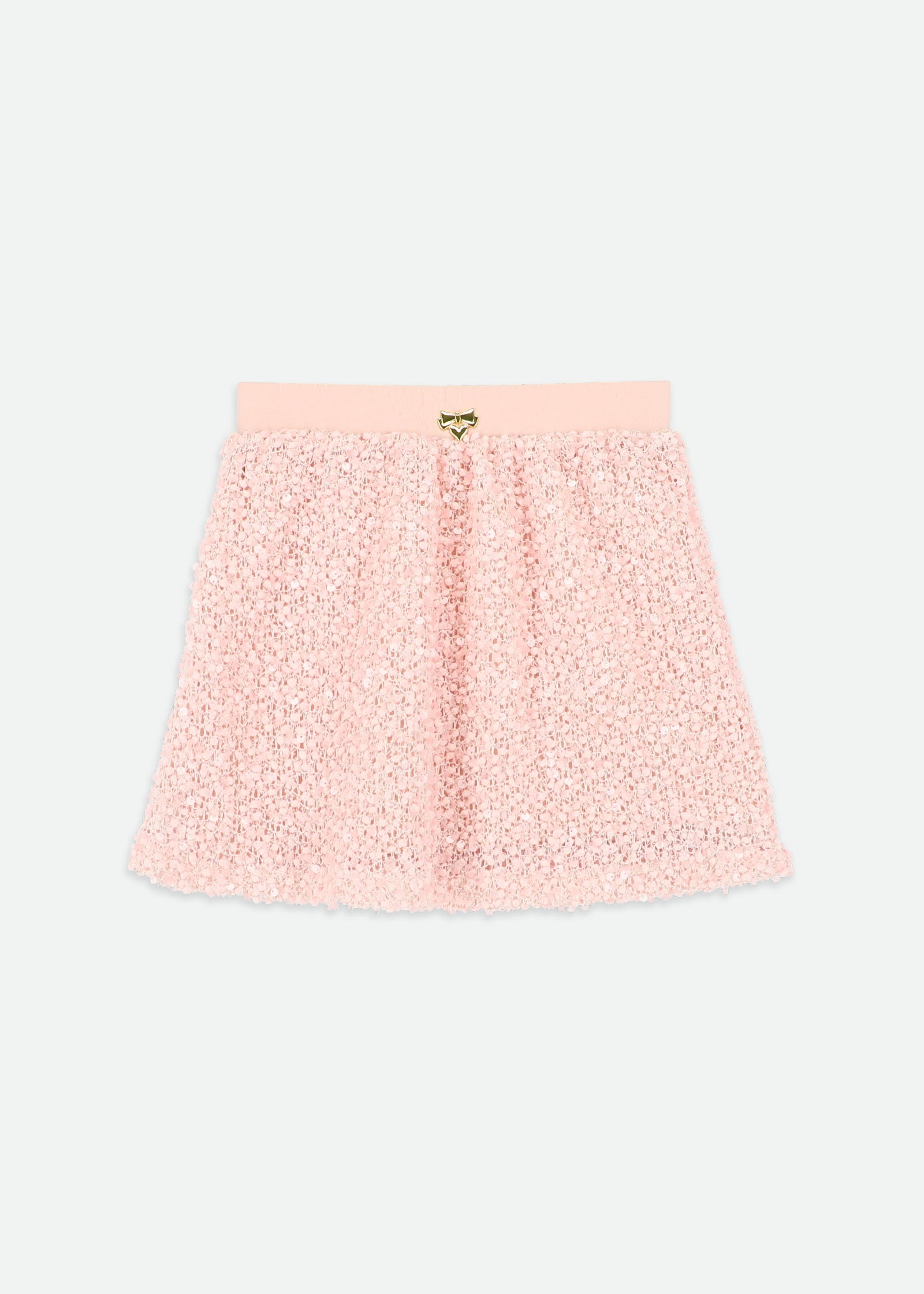 Jennifer Boucle Sequin Skirt Pink