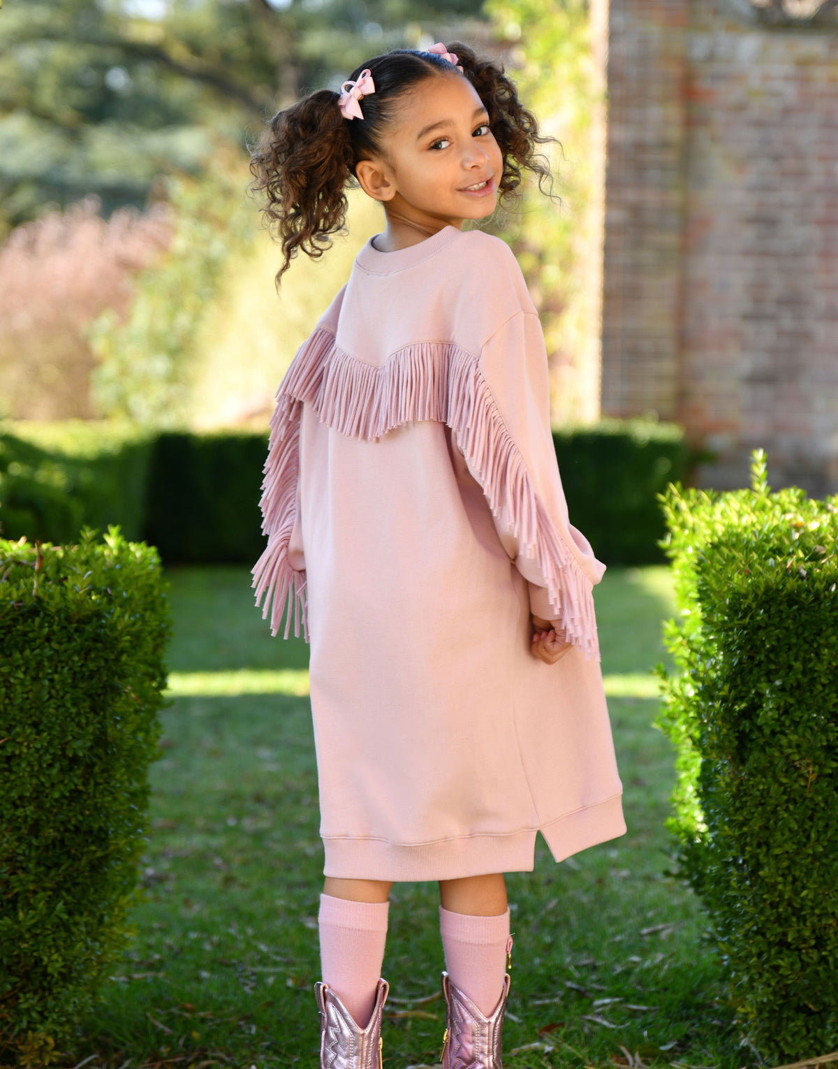 Jessie Cowgirl Dress Vintage Rose