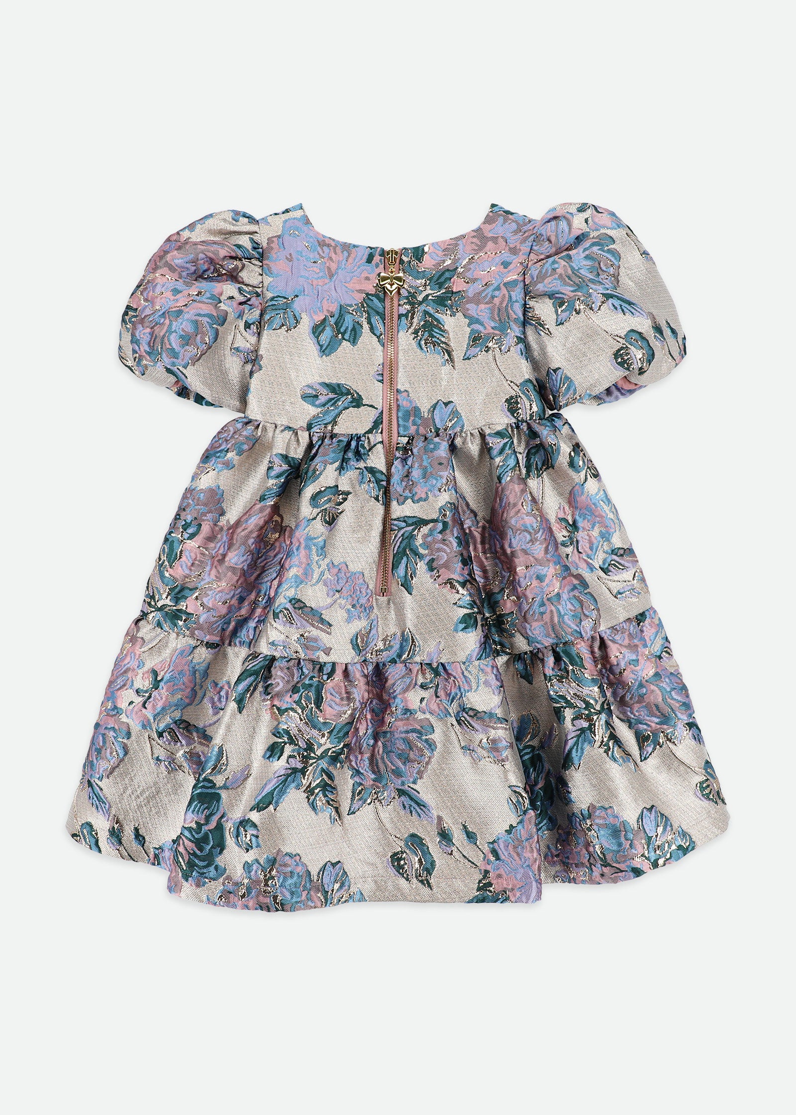 Jordan Flower Jacquard Dress Lilac Rose