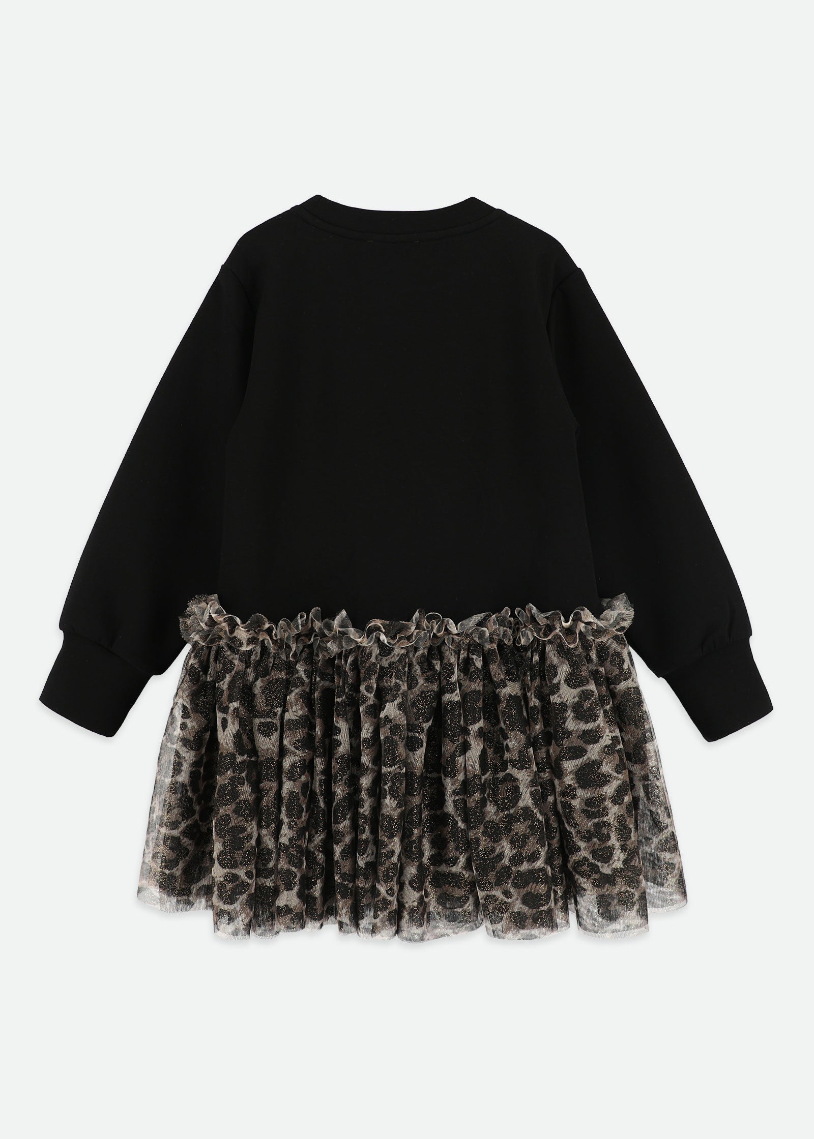 Juniper Sweat Dress With Bow Black