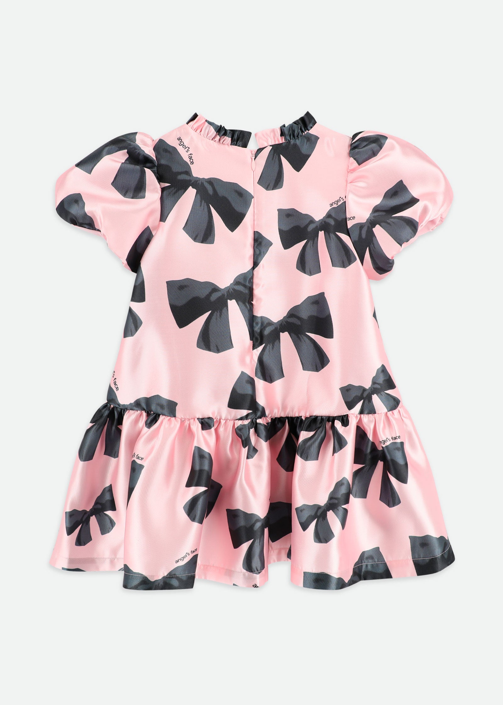 Kaley Bow Dress Fairy Pink