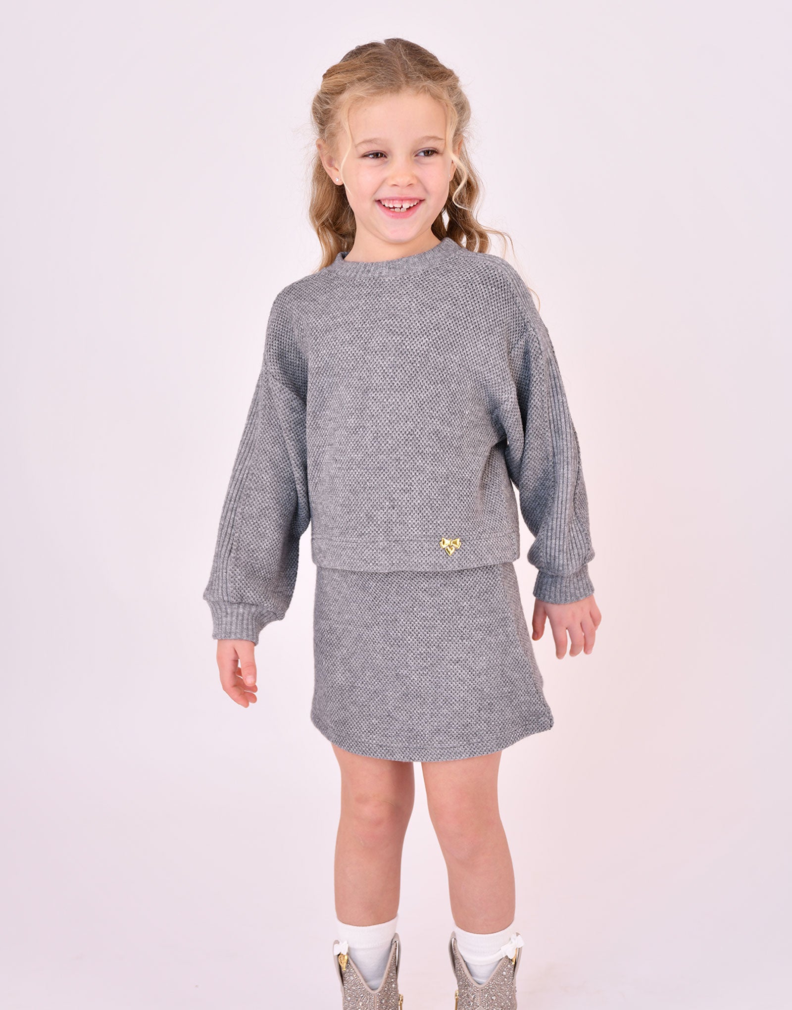 Kay Knitted Jumper Grey