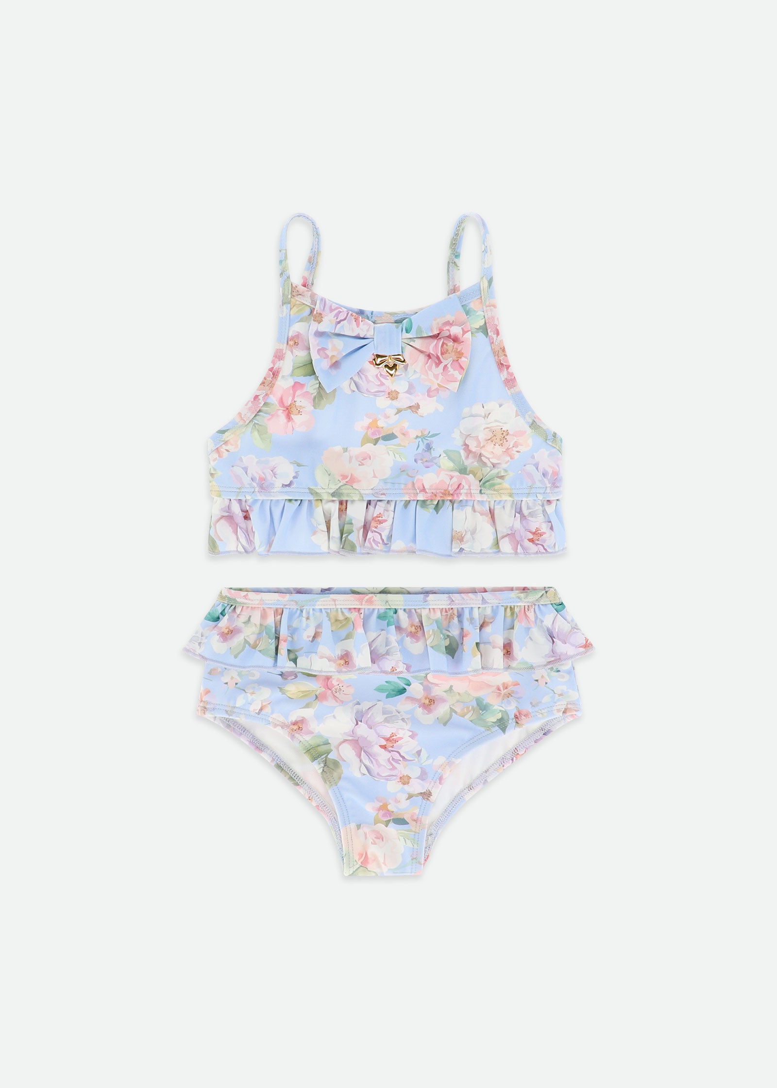 Kerry Garden Flower Print Bikini Pretty Blue