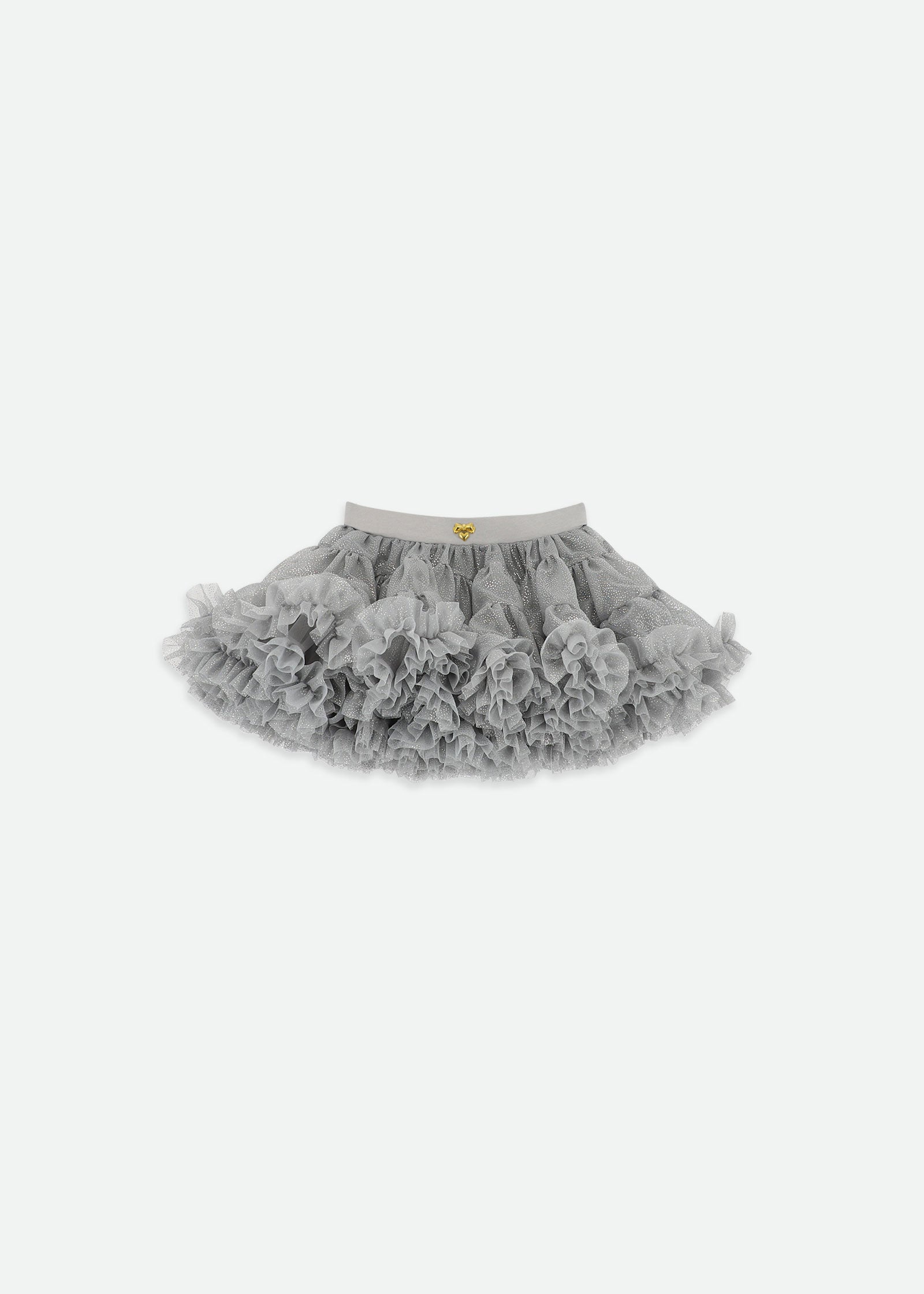 Kitty Sparkle Tulle Baby Tutu Grey