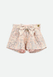 Laetitia Paisley Shorts with Bow Grey