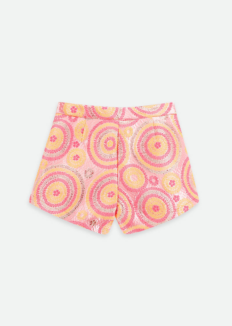 Laetitia Circle Shorts Orange