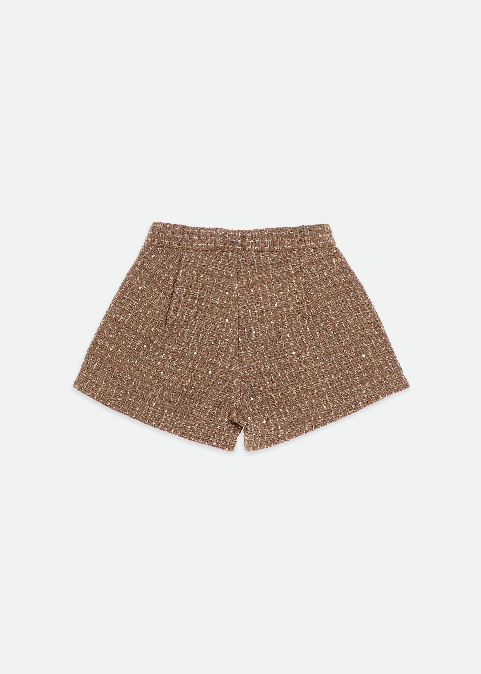 Laetitia Tweed Shorts Toffee
