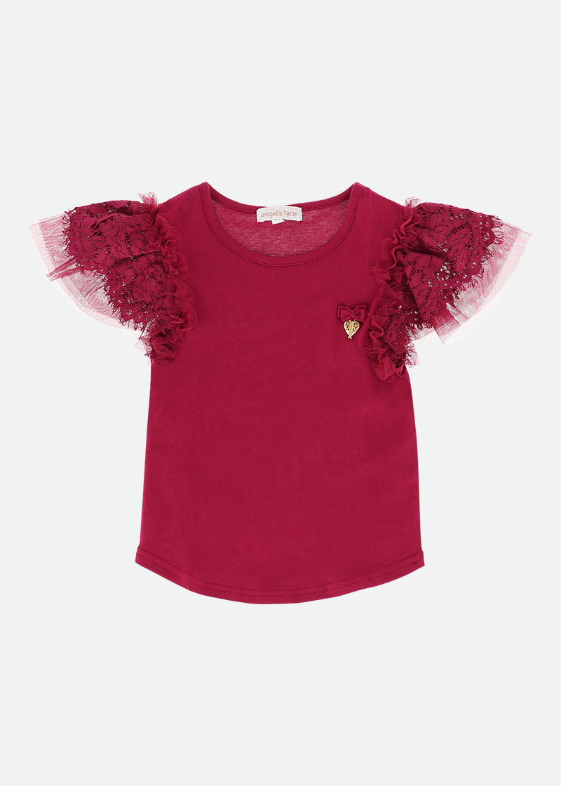 Larisa Top Tibetan Red