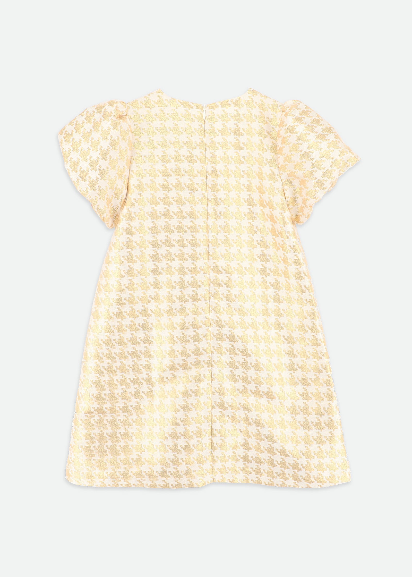 Liliana Houndstooth Dress Snowdrop