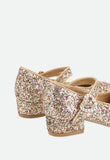 Liza Multi Heeled Shoe Gold