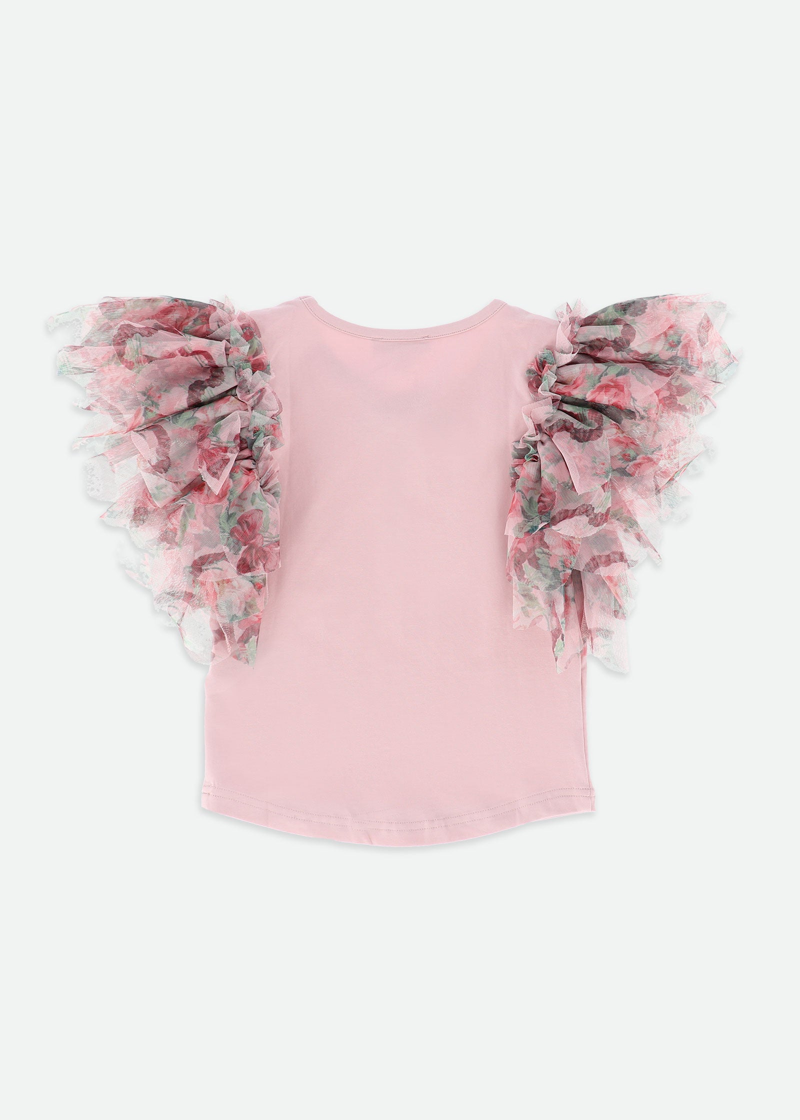 Loretta Ribbon & Roses Top Vintage Rose