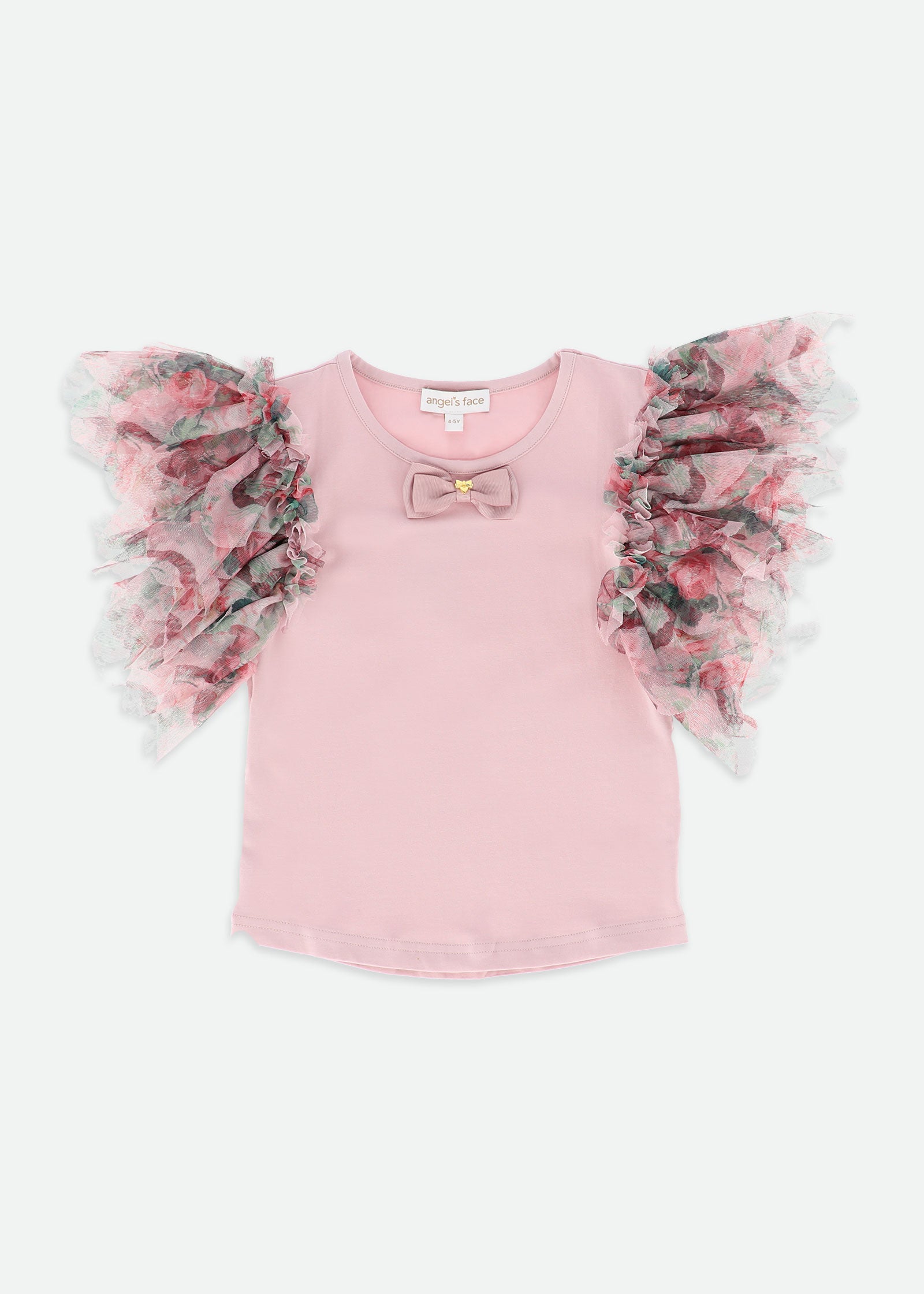 Loretta Ribbon & Roses Top Vintage Rose