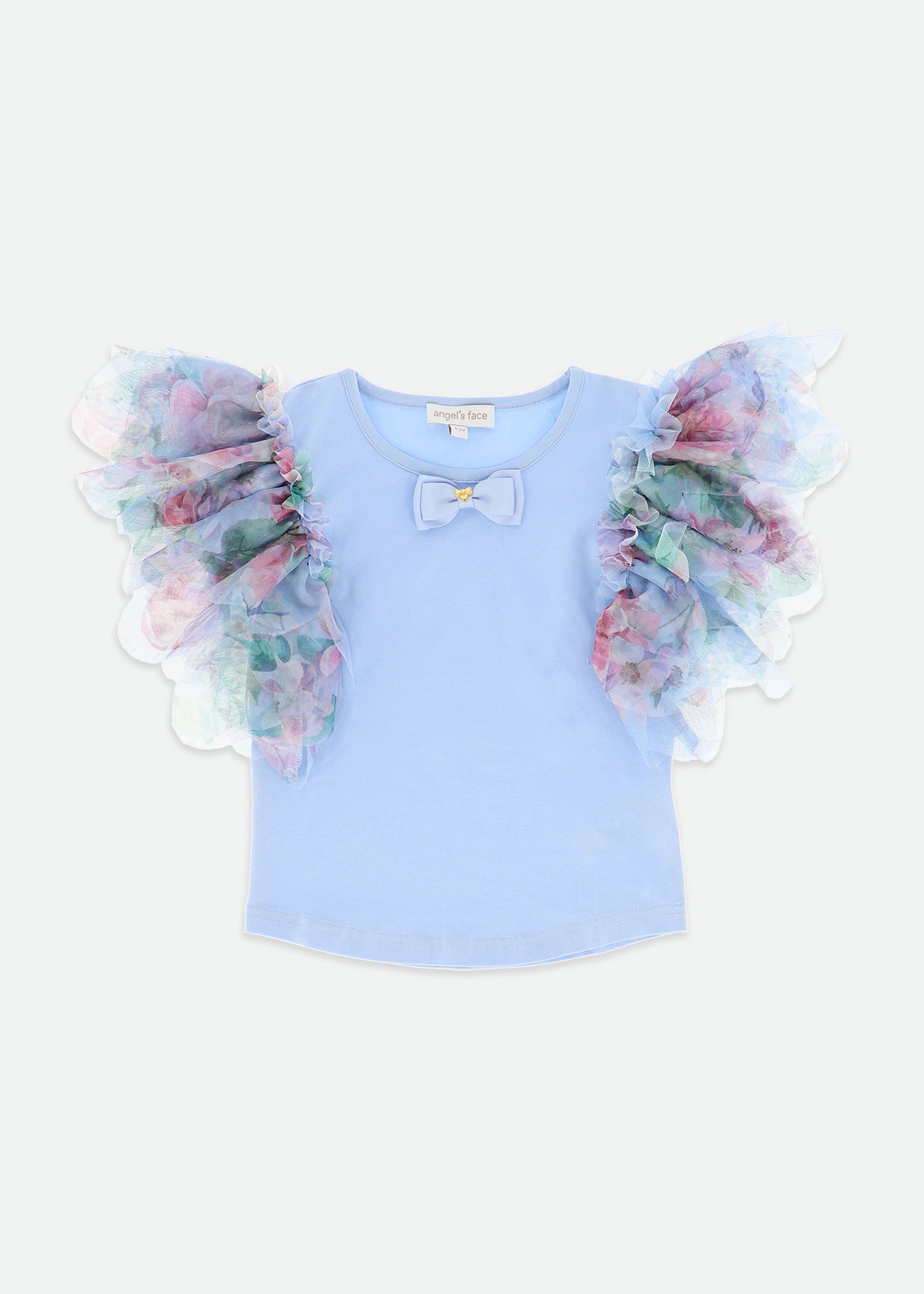 Loretta Garden Flower Top Pretty Blue