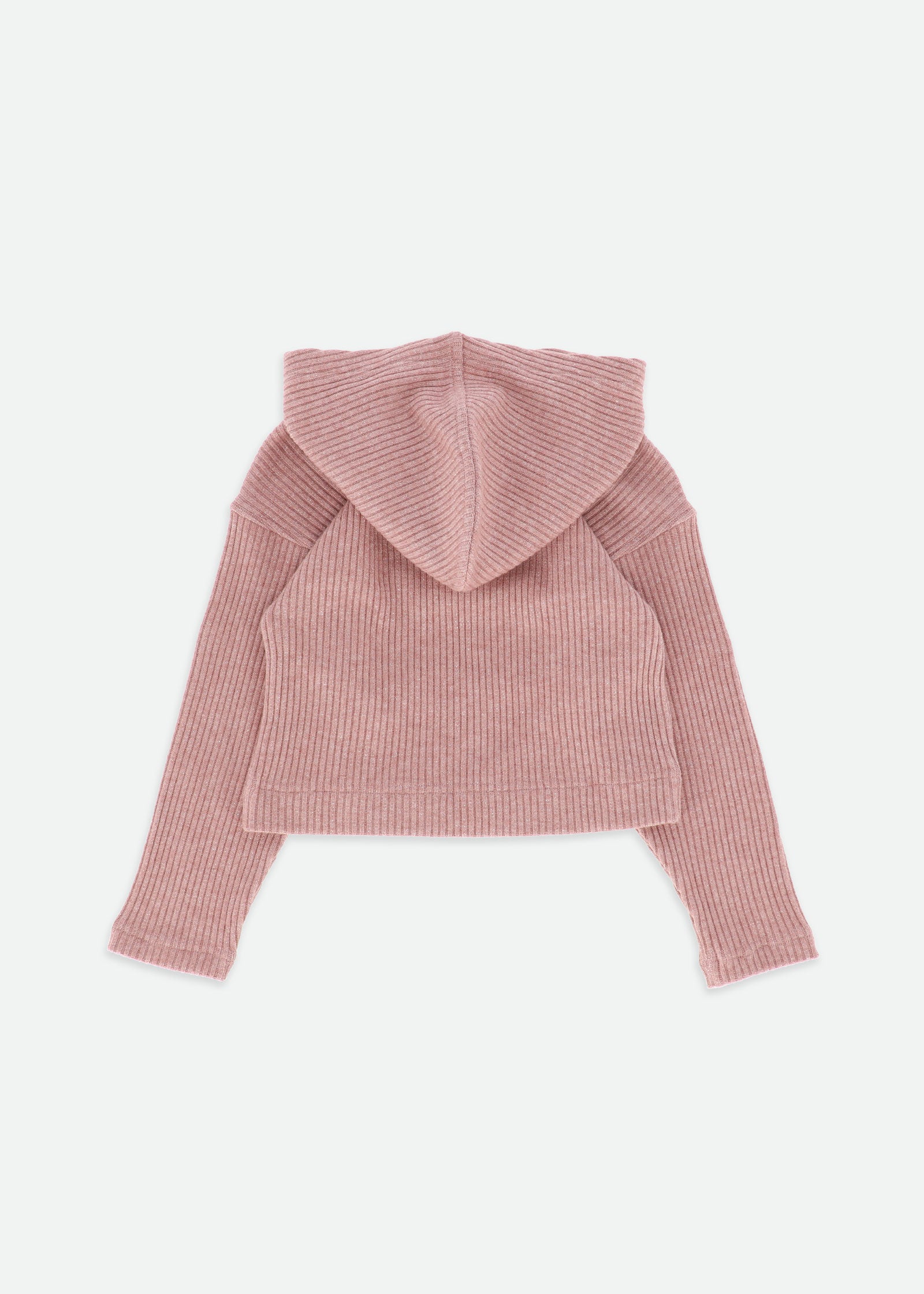 Lottie Knitted Hoodie Pink