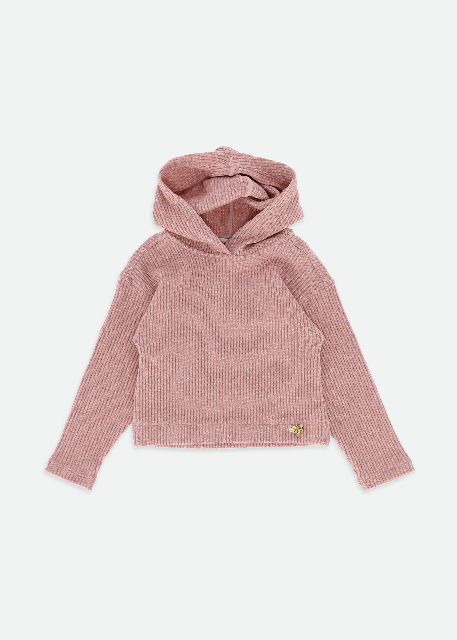 Lottie Knitted Hoodie Pink