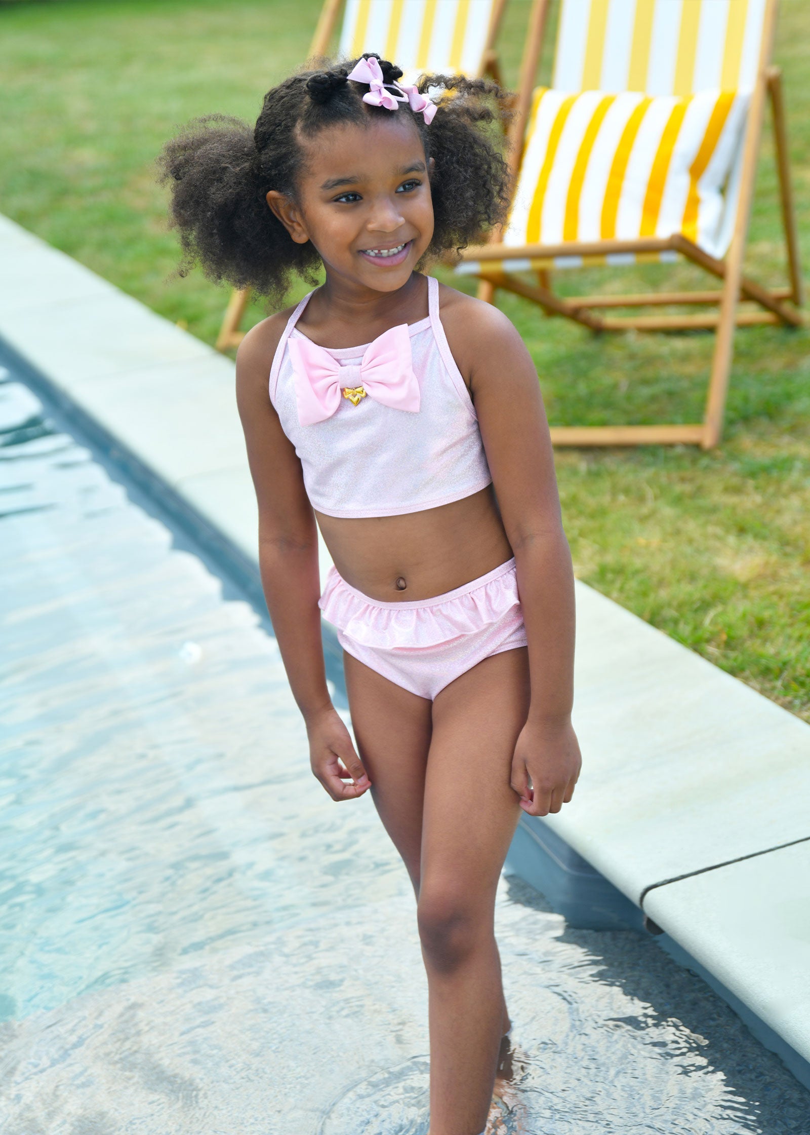 Malika Pink Sparkle Bikini Pink Sparkle