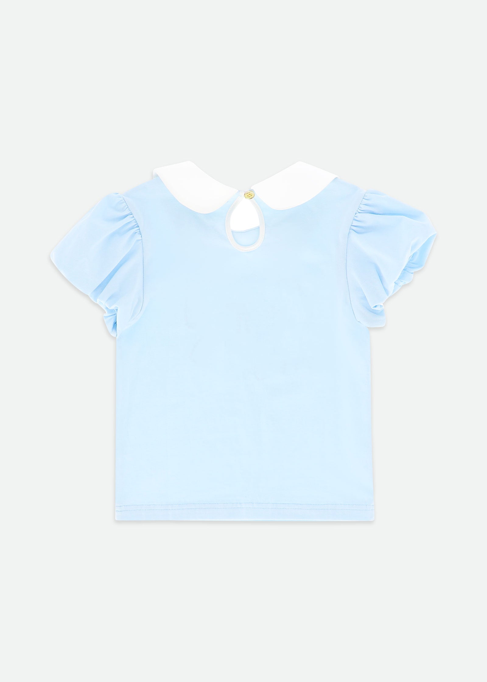 Mallory Bow Top Pale Blue