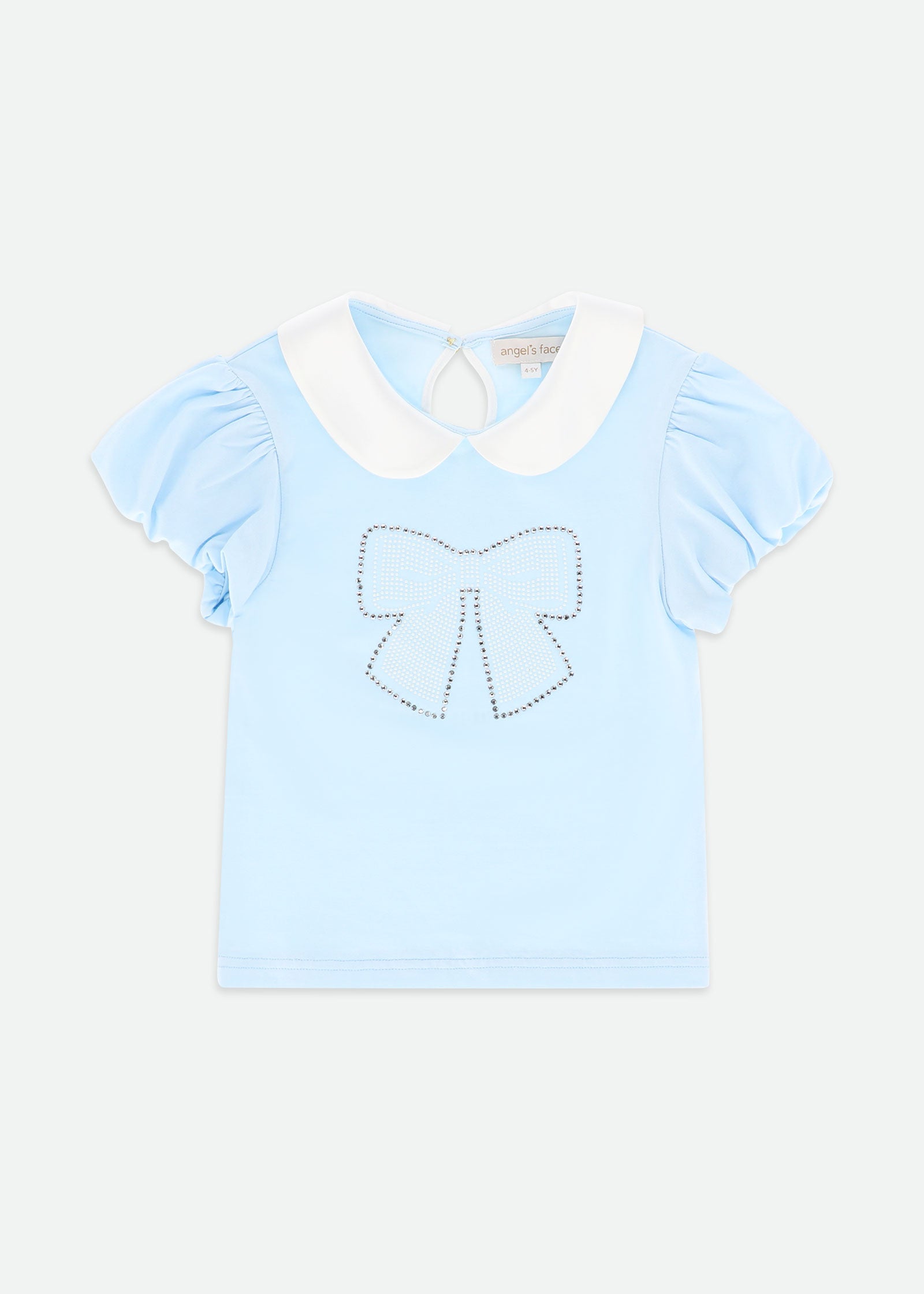 Mallory Bow Top Pale Blue