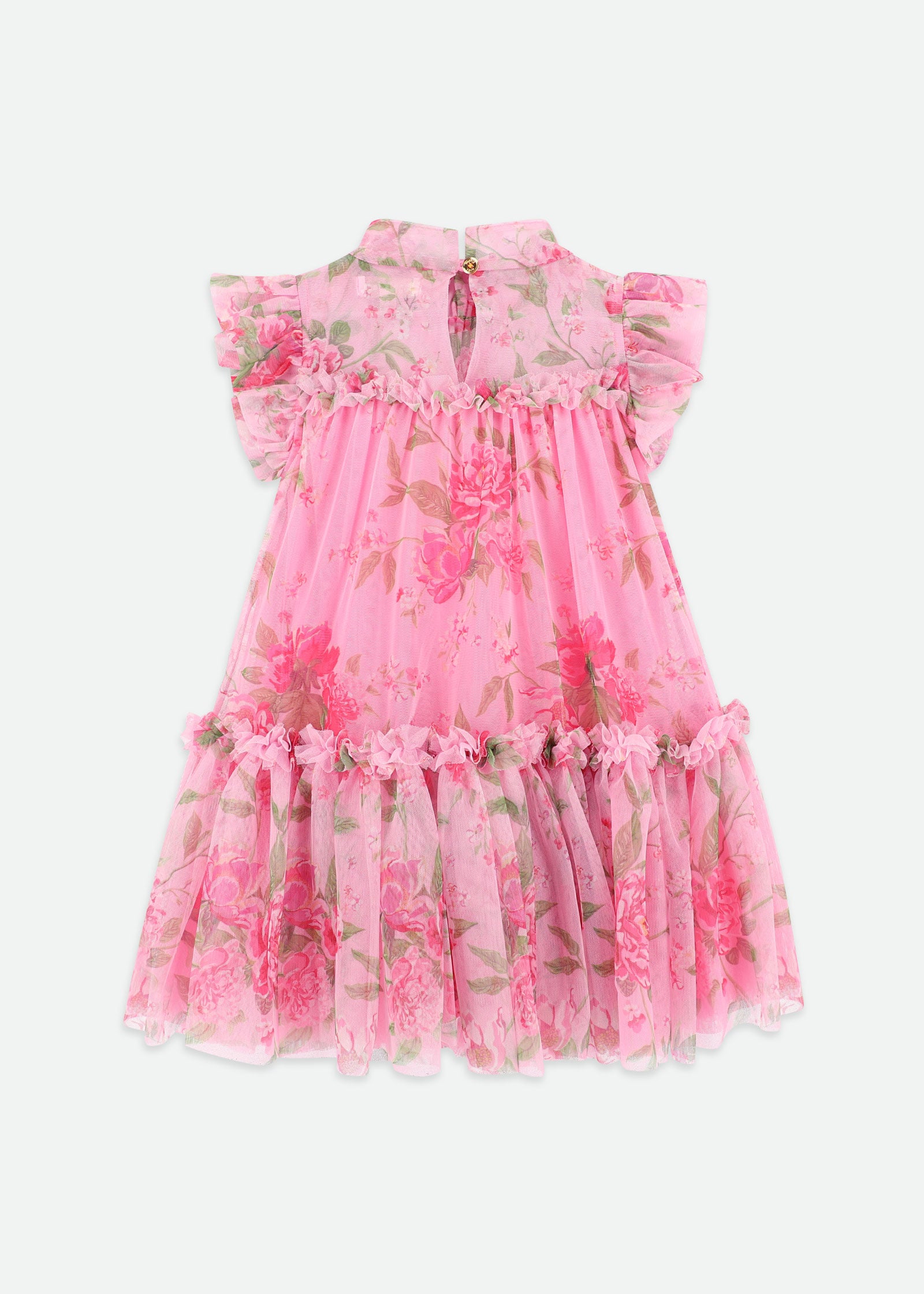 Marigold Flower Dress Begonia Pink